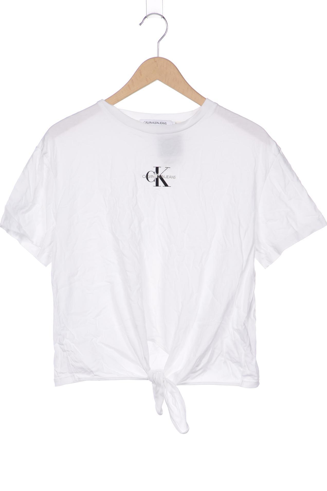 

Calvin Klein Jeans Damen T-Shirt, weiß, Gr. 42