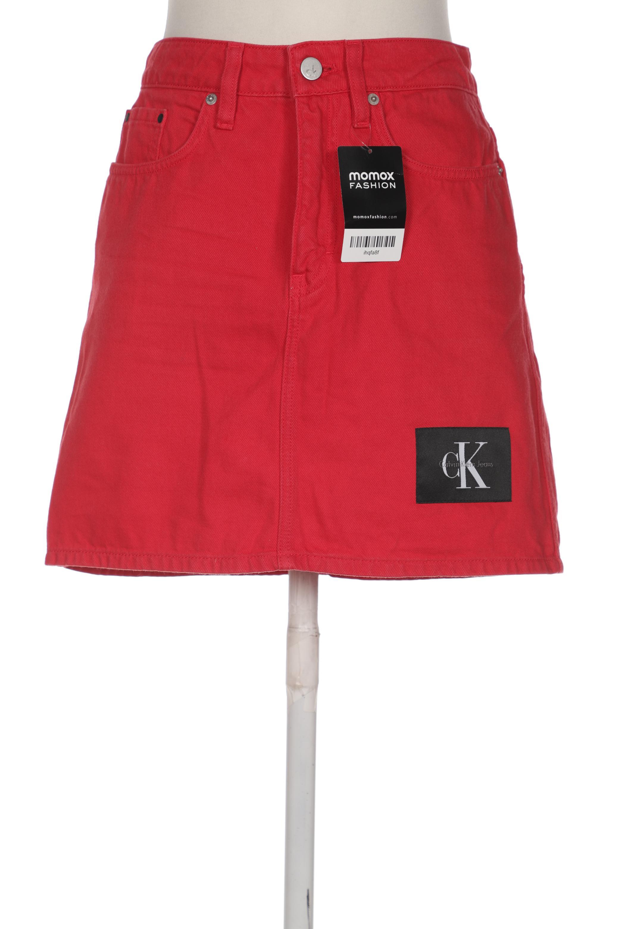 

Calvin Klein Jeans Damen Rock, rot, Gr. 28