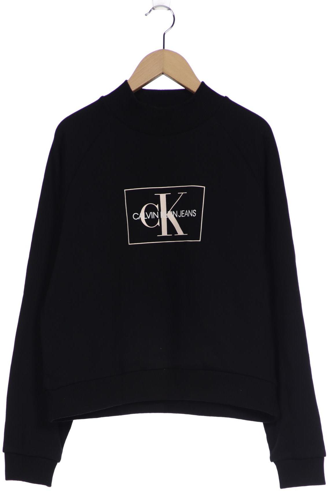 

Calvin Klein Jeans Damen Sweatshirt, schwarz, Gr. 38