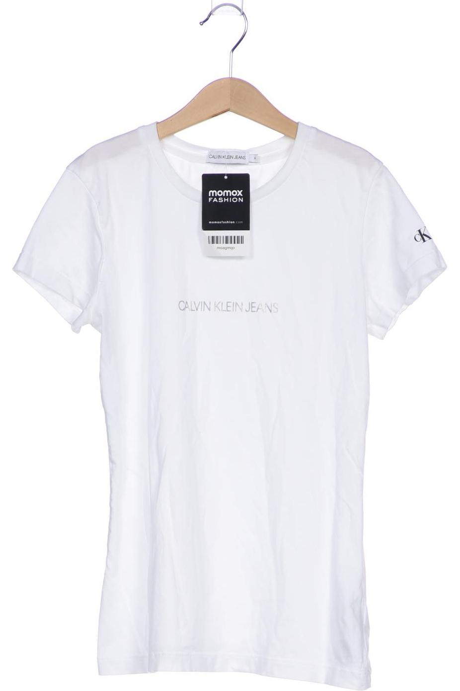 

Calvin Klein Jeans Damen T-Shirt, weiß, Gr. 170