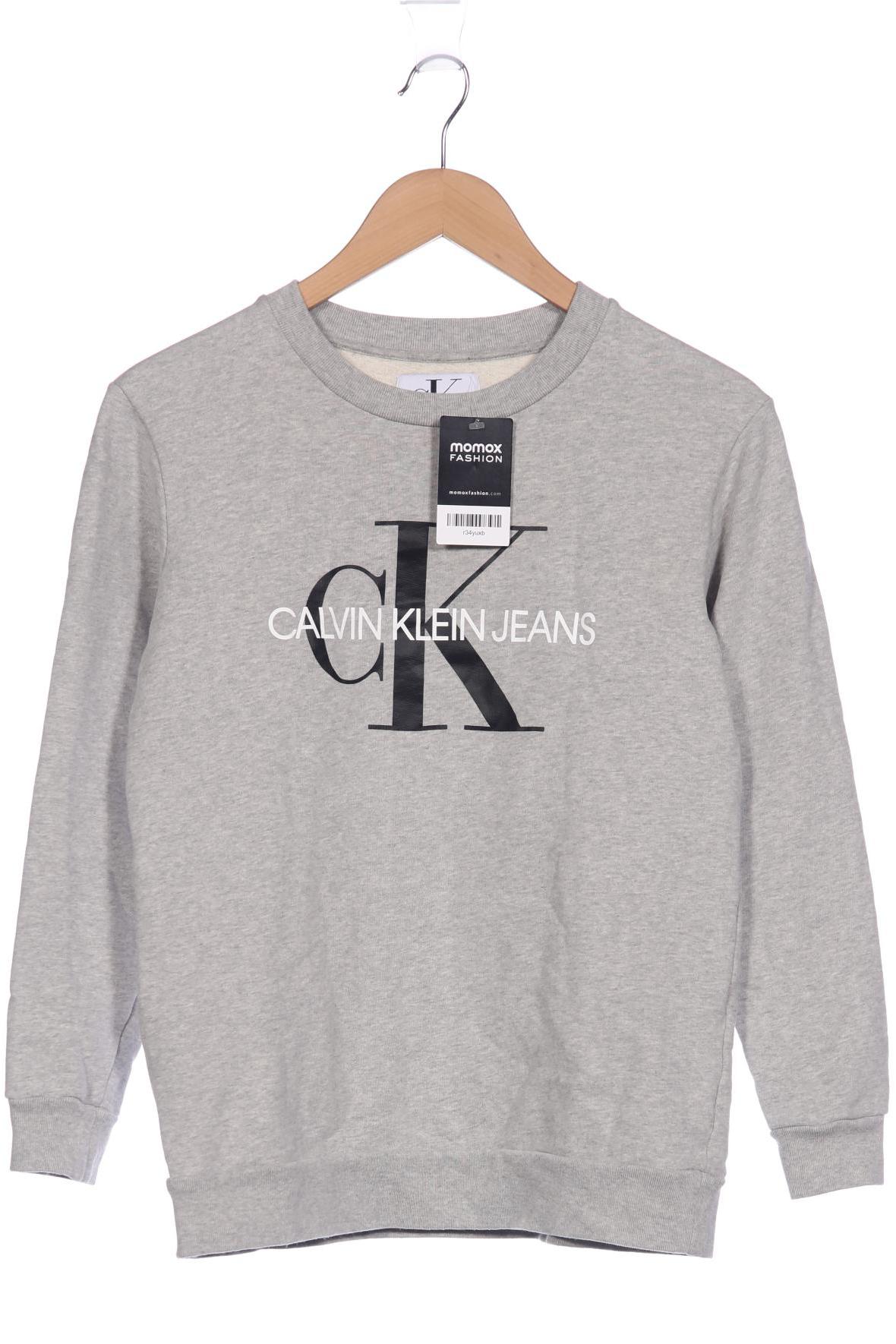 

Calvin Klein Jeans Damen Sweatshirt, grau, Gr. 34