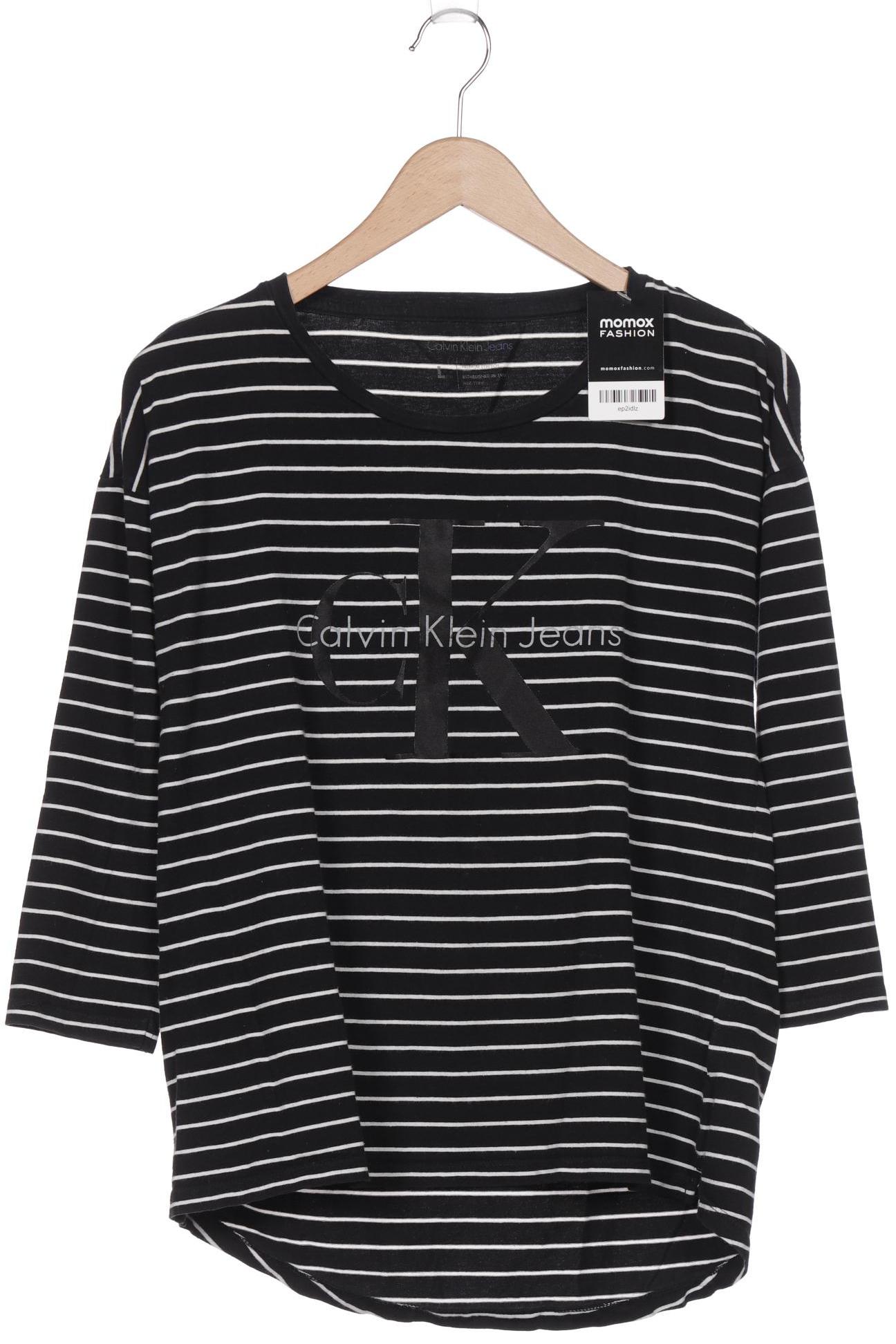 

Calvin Klein Jeans Damen Langarmshirt, schwarz, Gr. 42