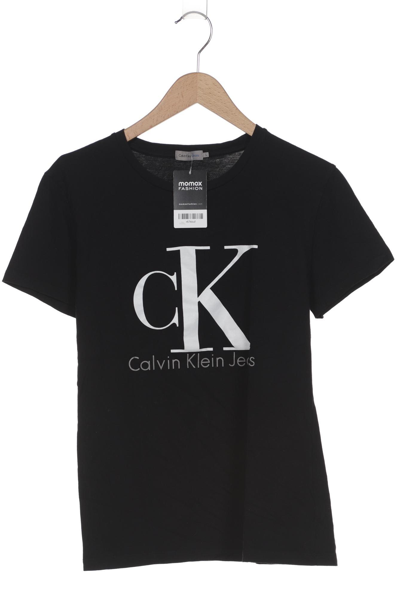 

Calvin Klein Jeans Damen T-Shirt, schwarz, Gr. 42