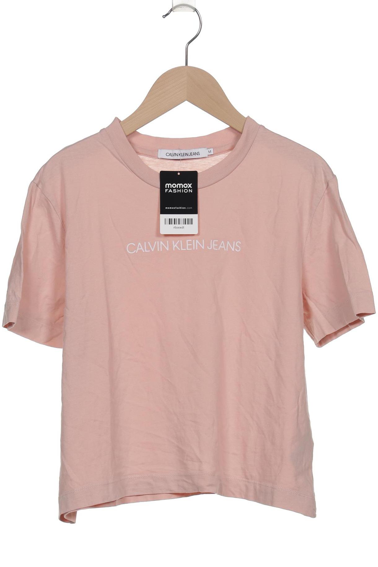 

Calvin Klein Jeans Damen T-Shirt, pink, Gr. 38