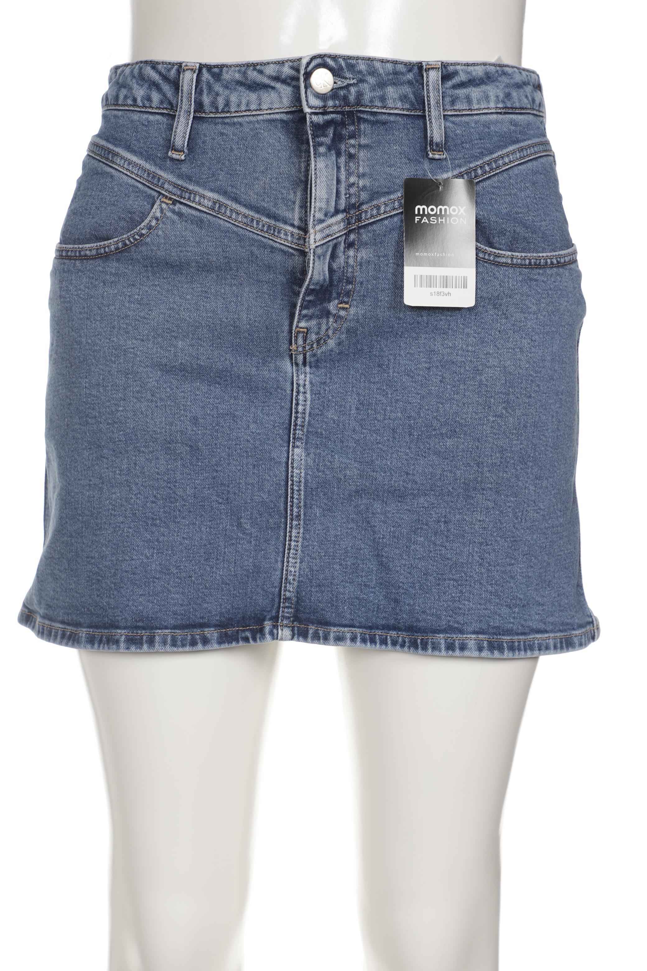 

Calvin Klein Jeans Damen Rock, blau, Gr. 32