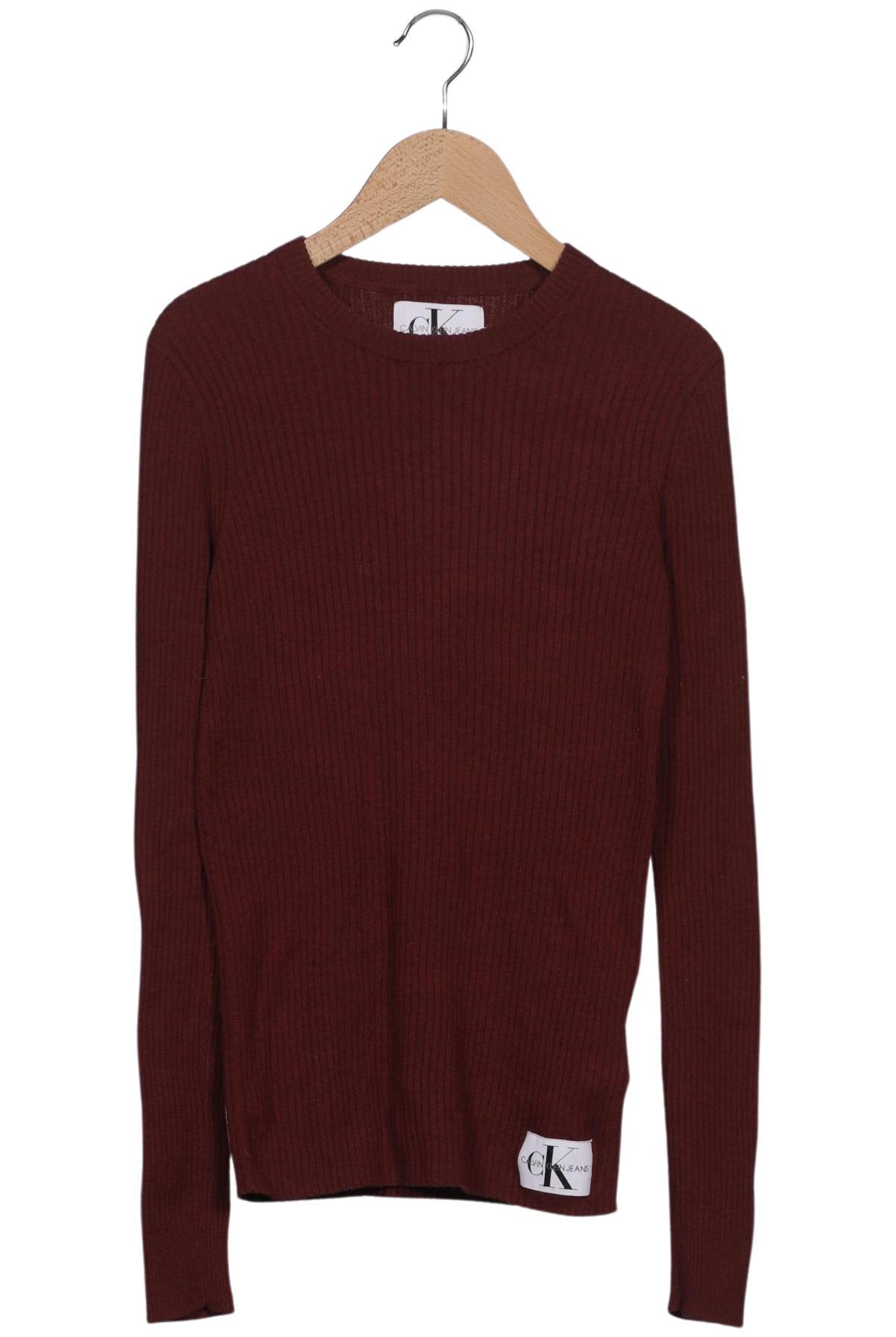 

Calvin Klein Jeans Damen Pullover, bordeaux, Gr. 36