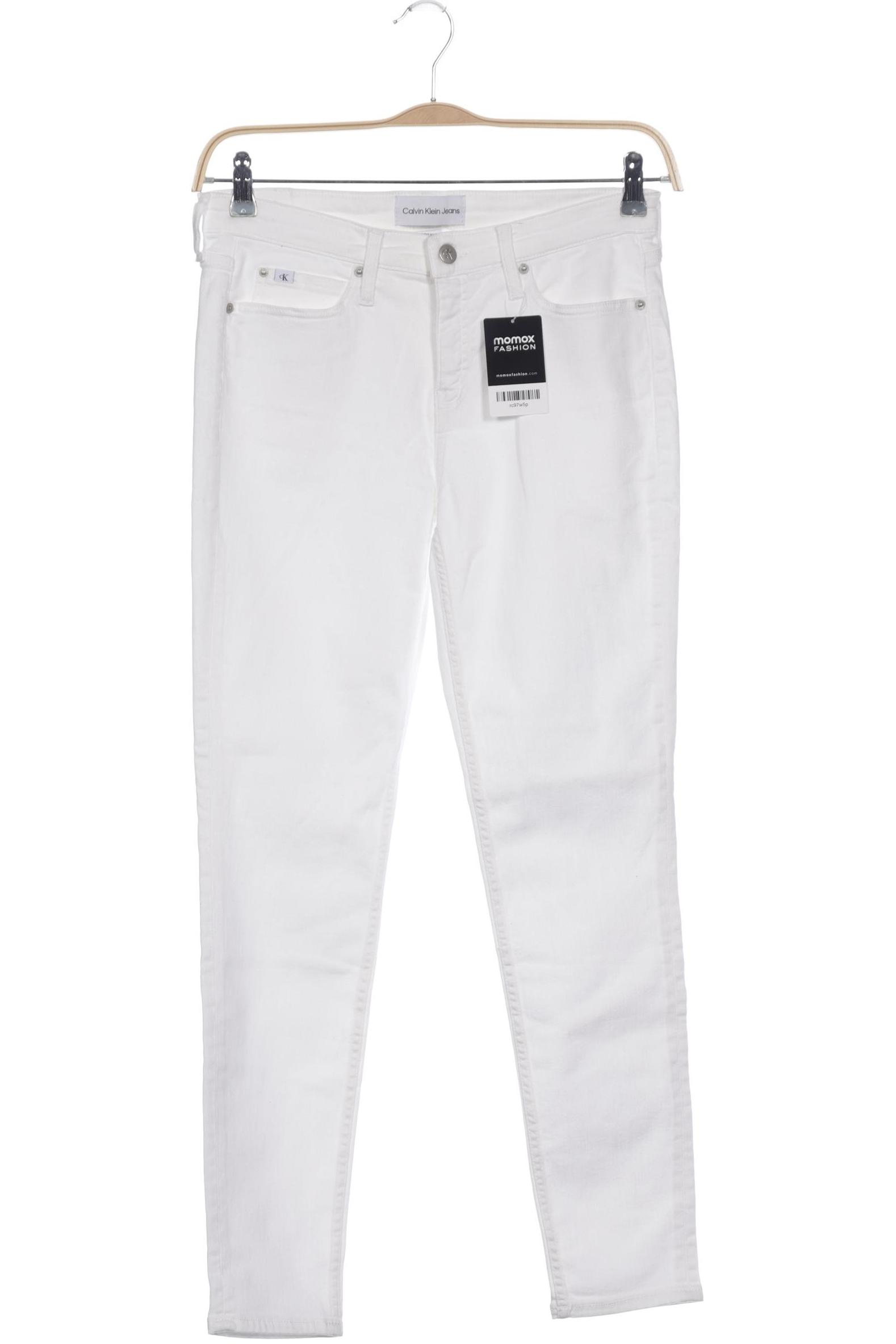 

Calvin Klein Jeans Damen Jeans, weiß, Gr. 30