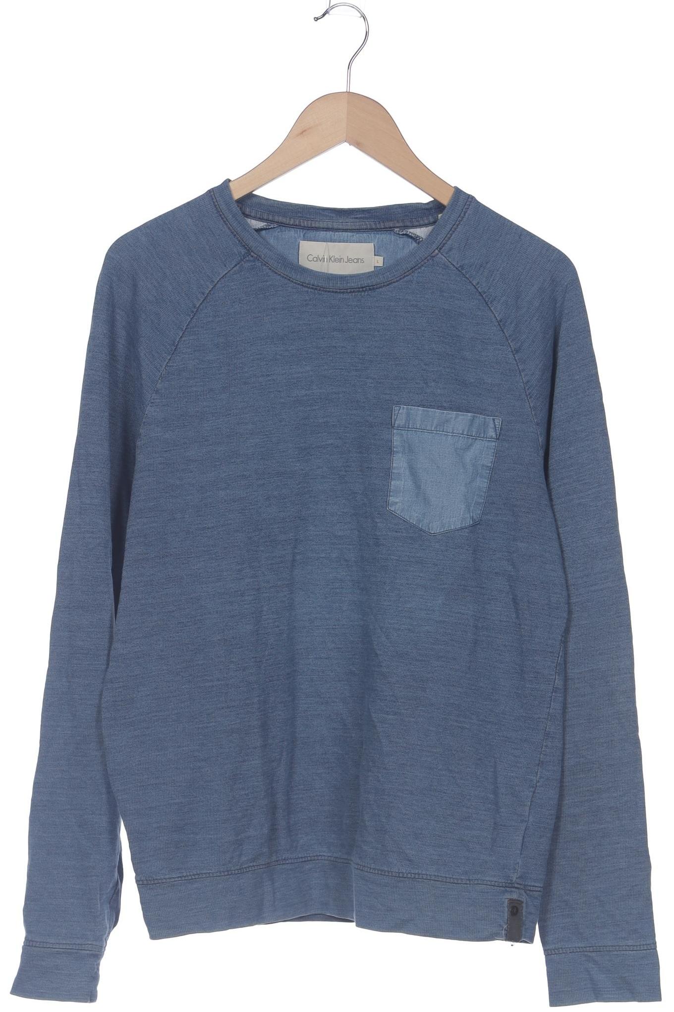 

Calvin Klein Jeans Herren Sweatshirt, blau, Gr. 52