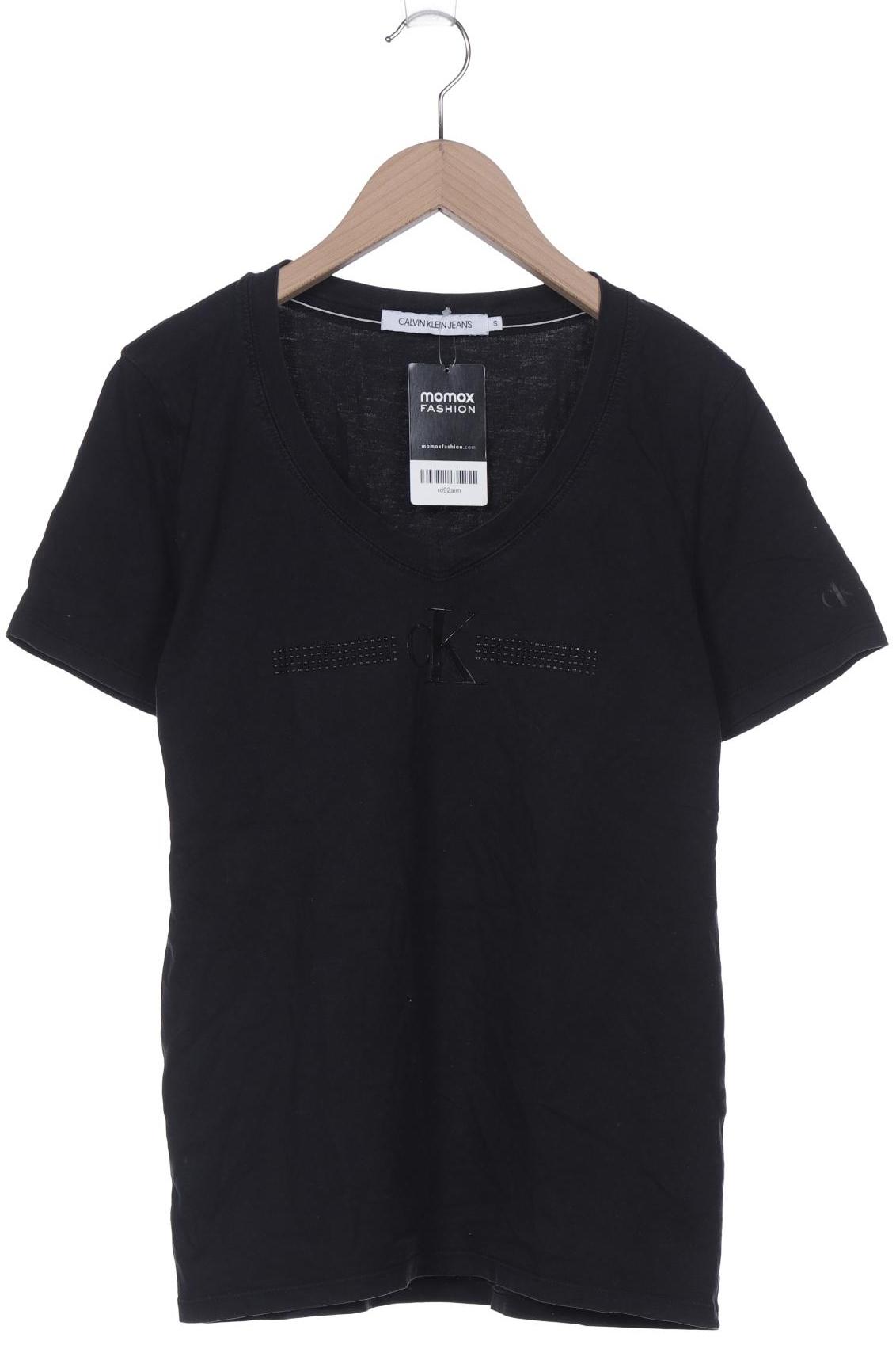 

Calvin Klein Jeans Damen T-Shirt, schwarz, Gr. 36