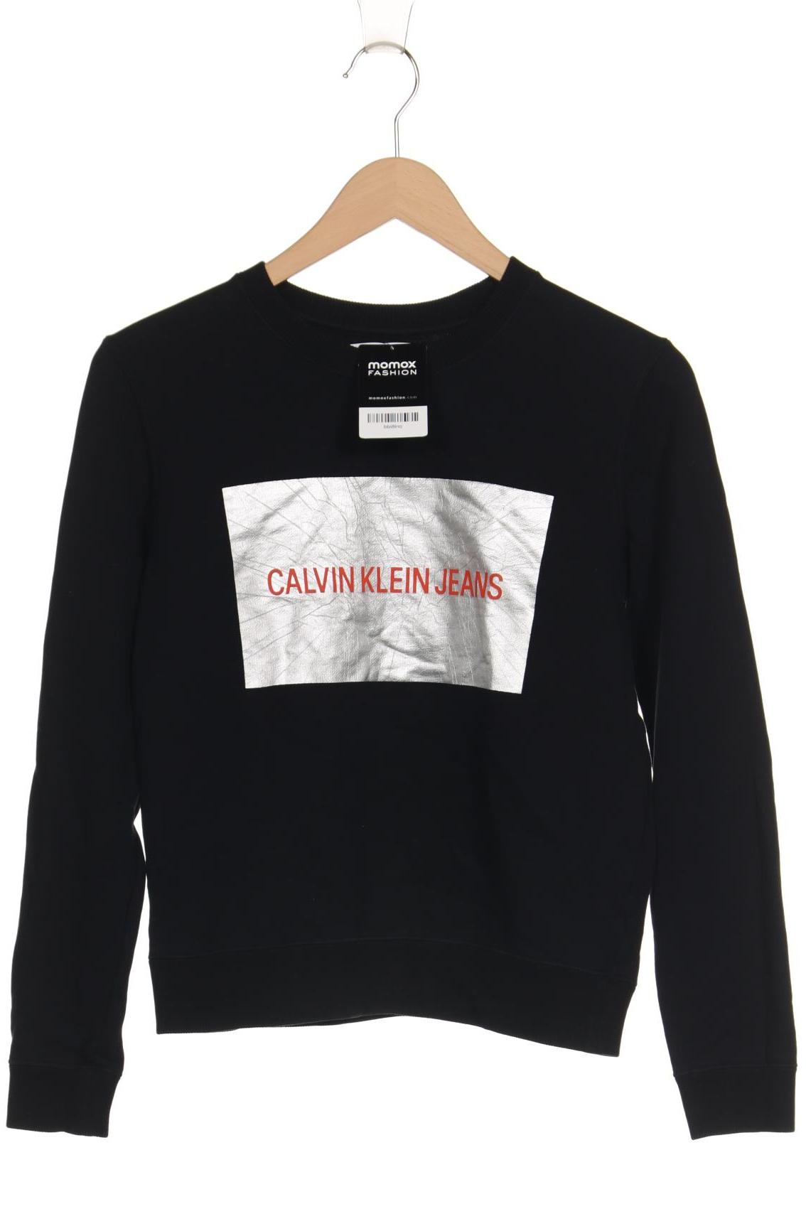 

Calvin Klein Jeans Damen Sweatshirt, schwarz, Gr. 36
