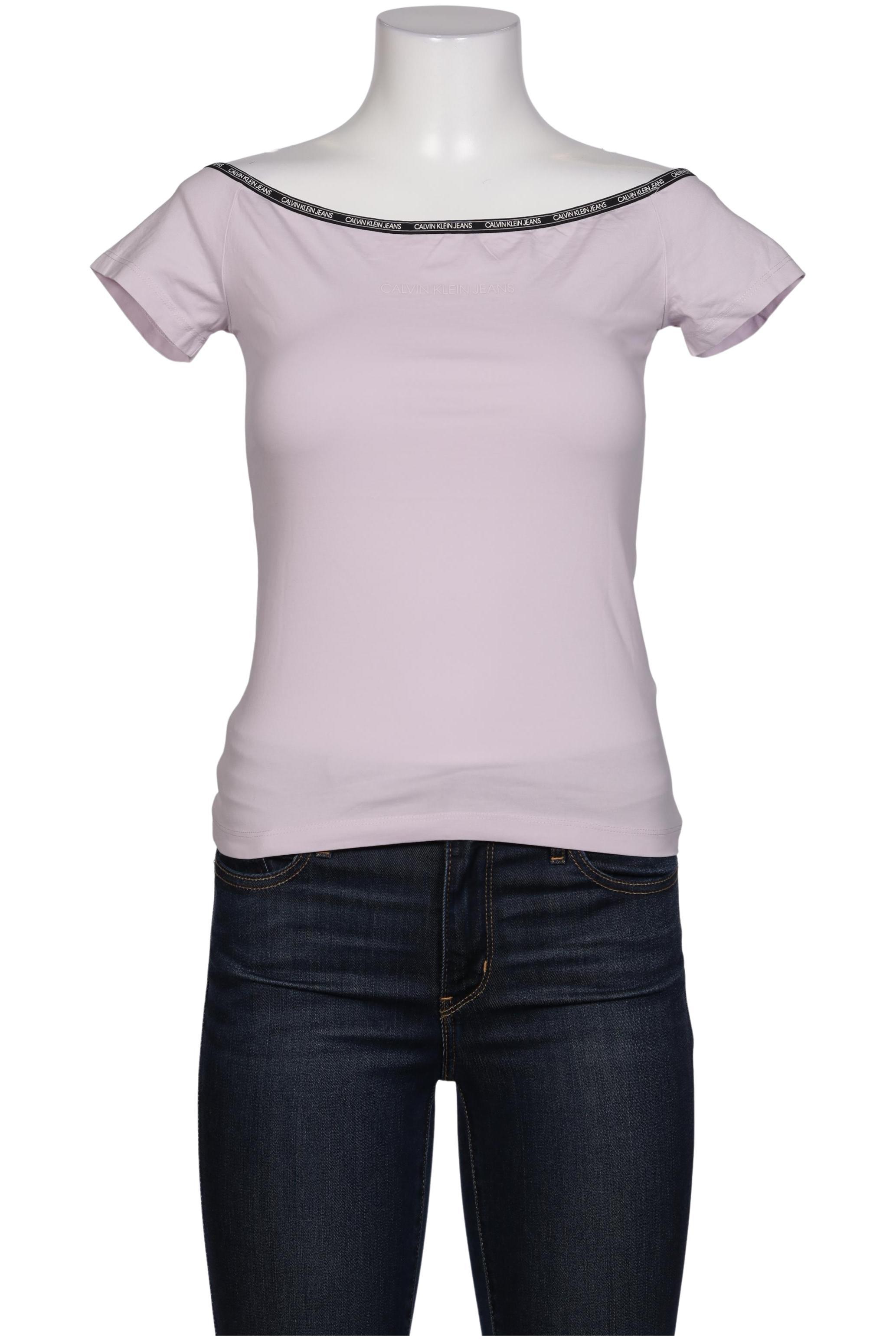 

Calvin Klein Jeans Damen T-Shirt, flieder, Gr. 42