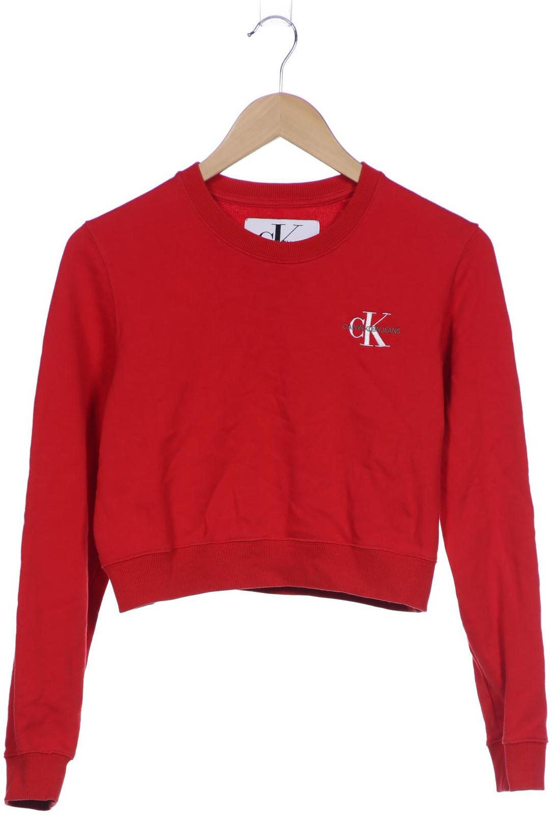 

Calvin Klein Jeans Damen Sweatshirt, rot, Gr. 36