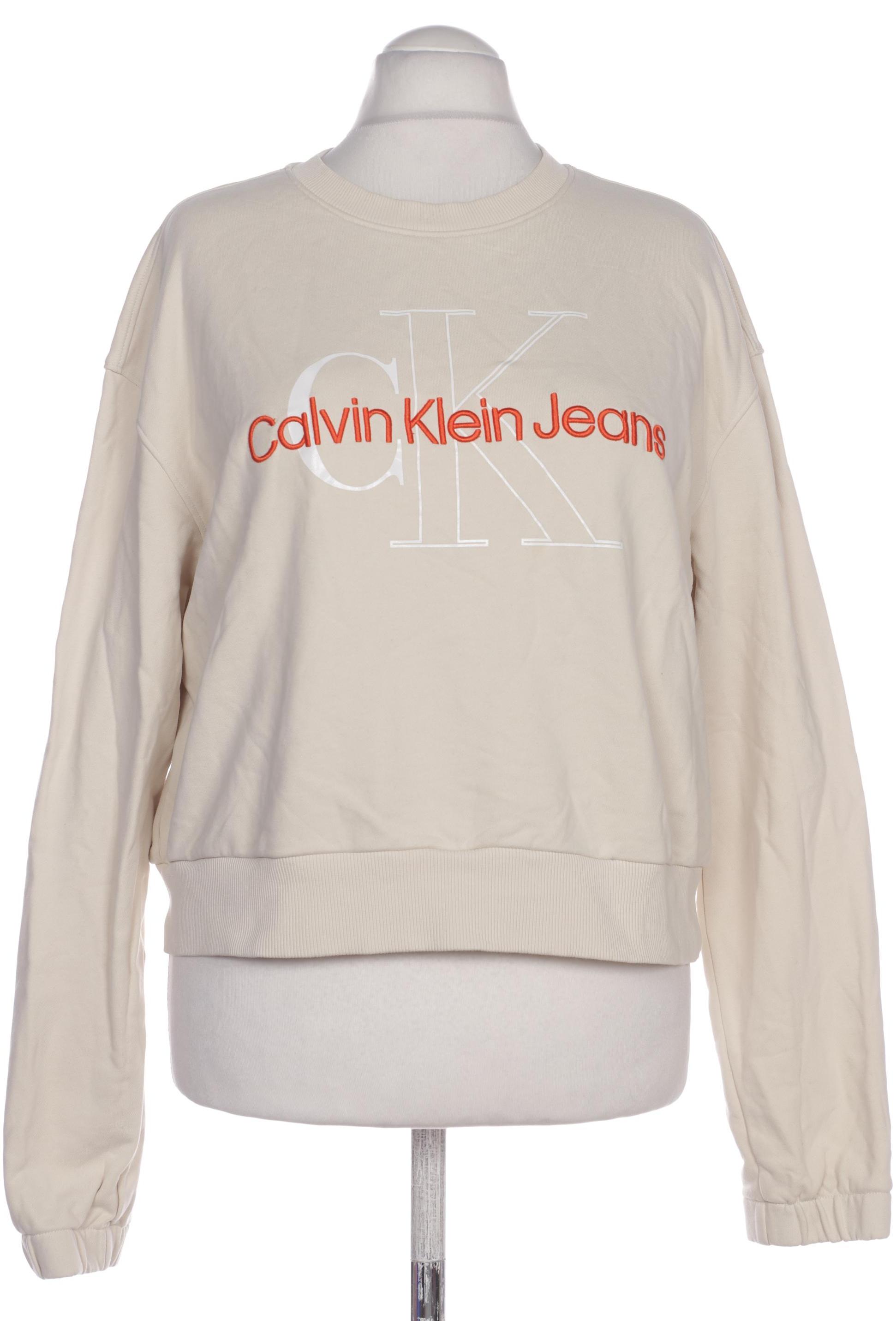 

Calvin Klein Jeans Damen Sweatshirt, cremeweiß, Gr. 52
