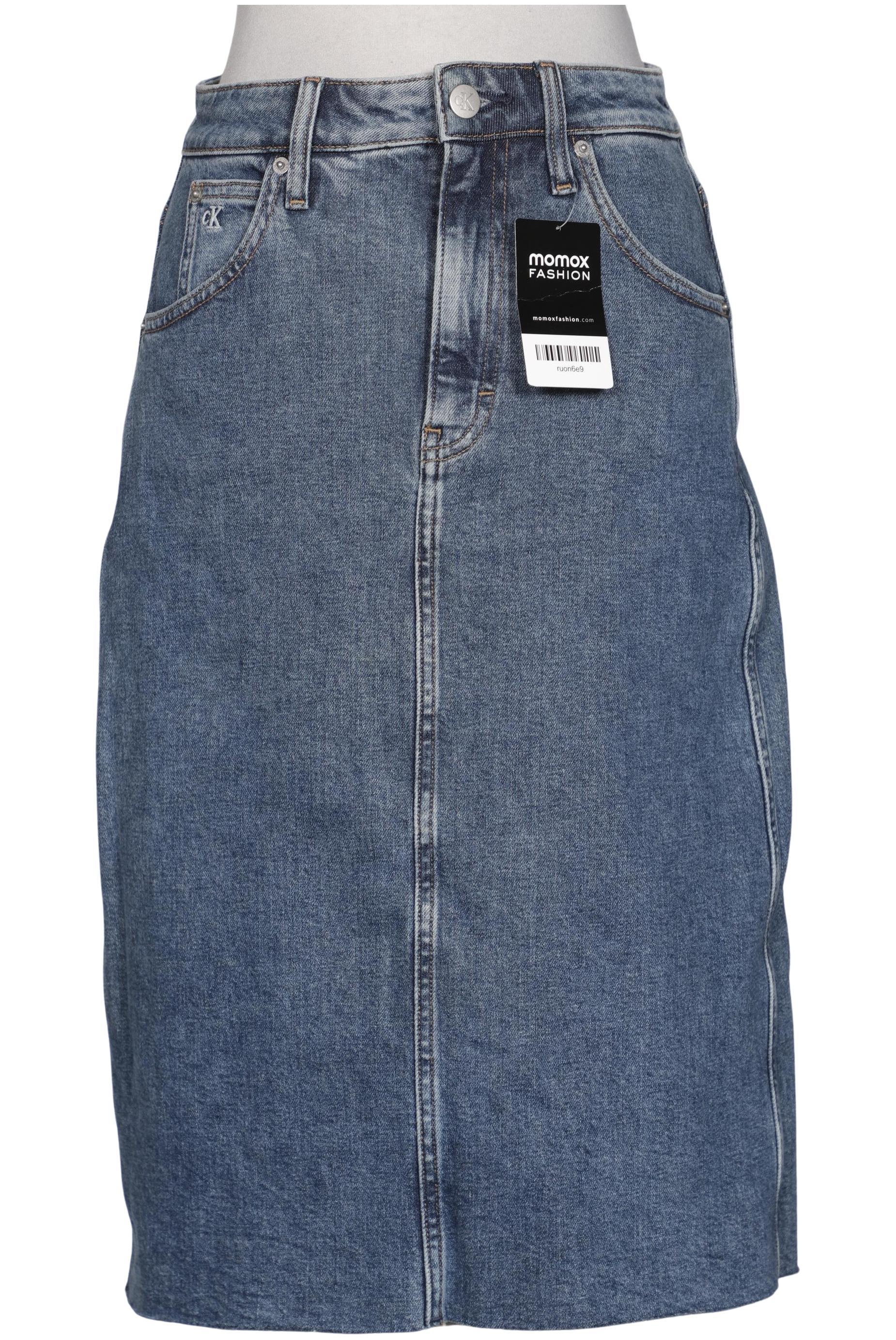 

Calvin Klein Jeans Damen Rock, blau, Gr. 25