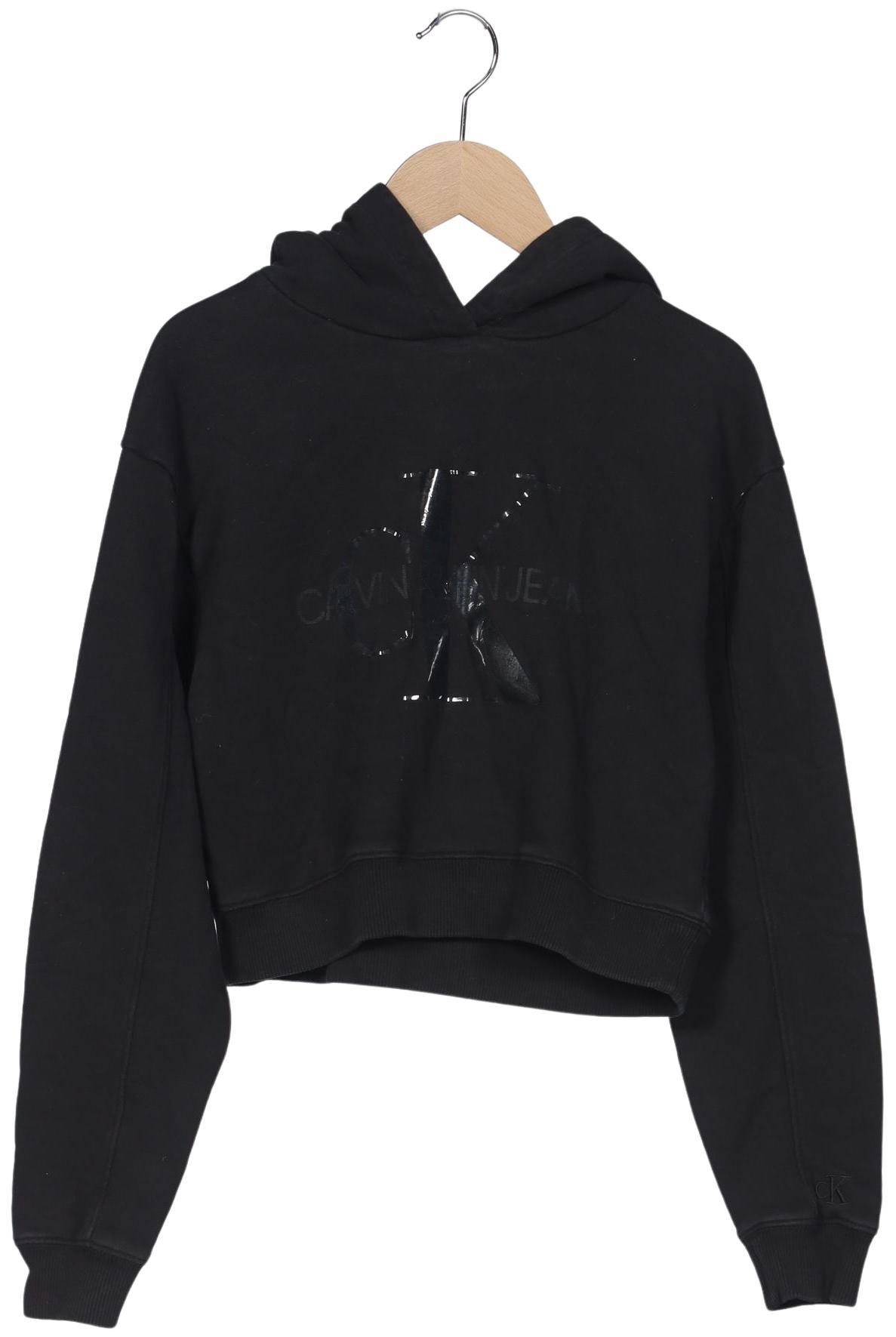 

Calvin Klein Jeans Damen Kapuzenpullover, schwarz, Gr. 34