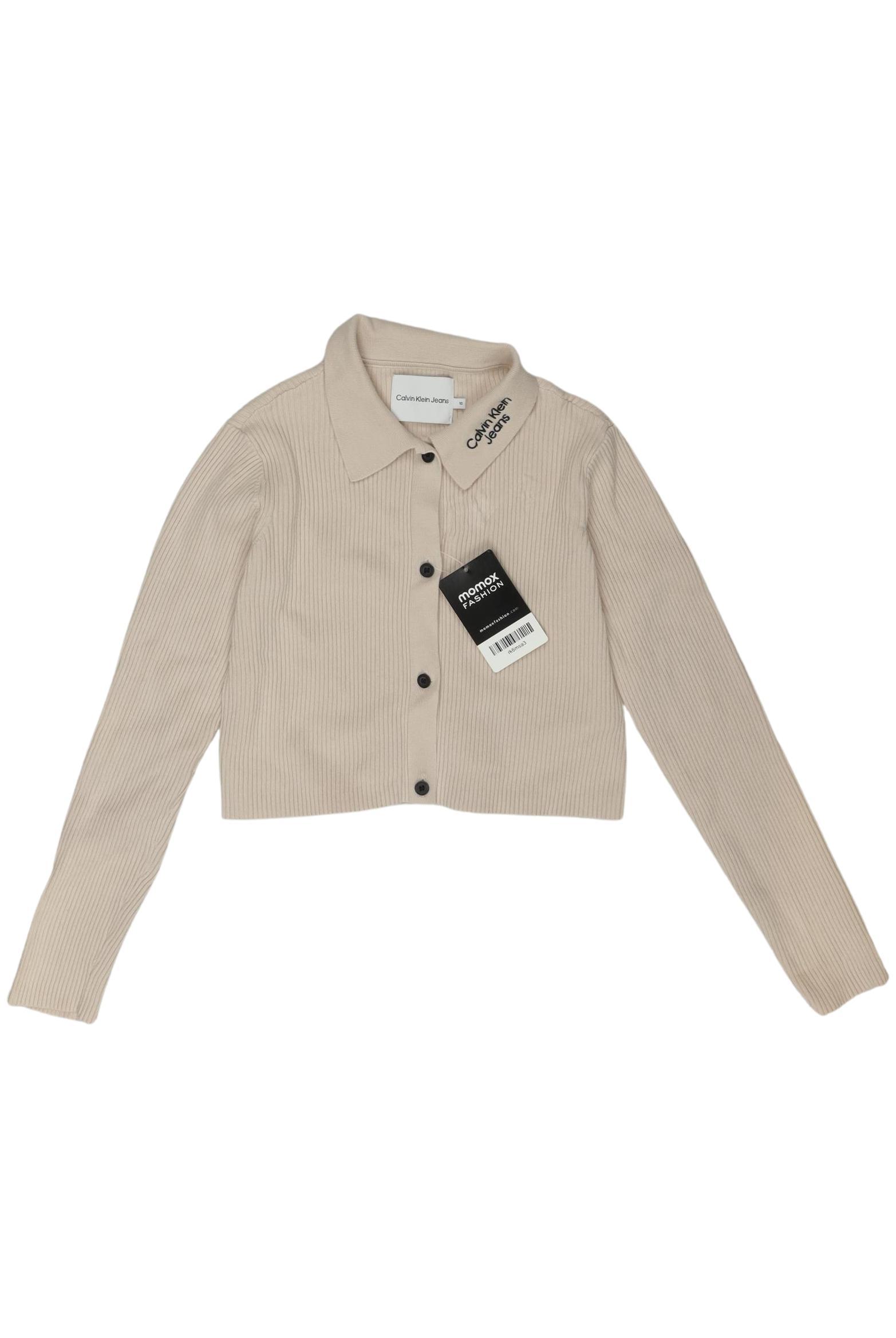 

Calvin Klein Jeans Mädchen Strickjacke, beige, Gr. 140