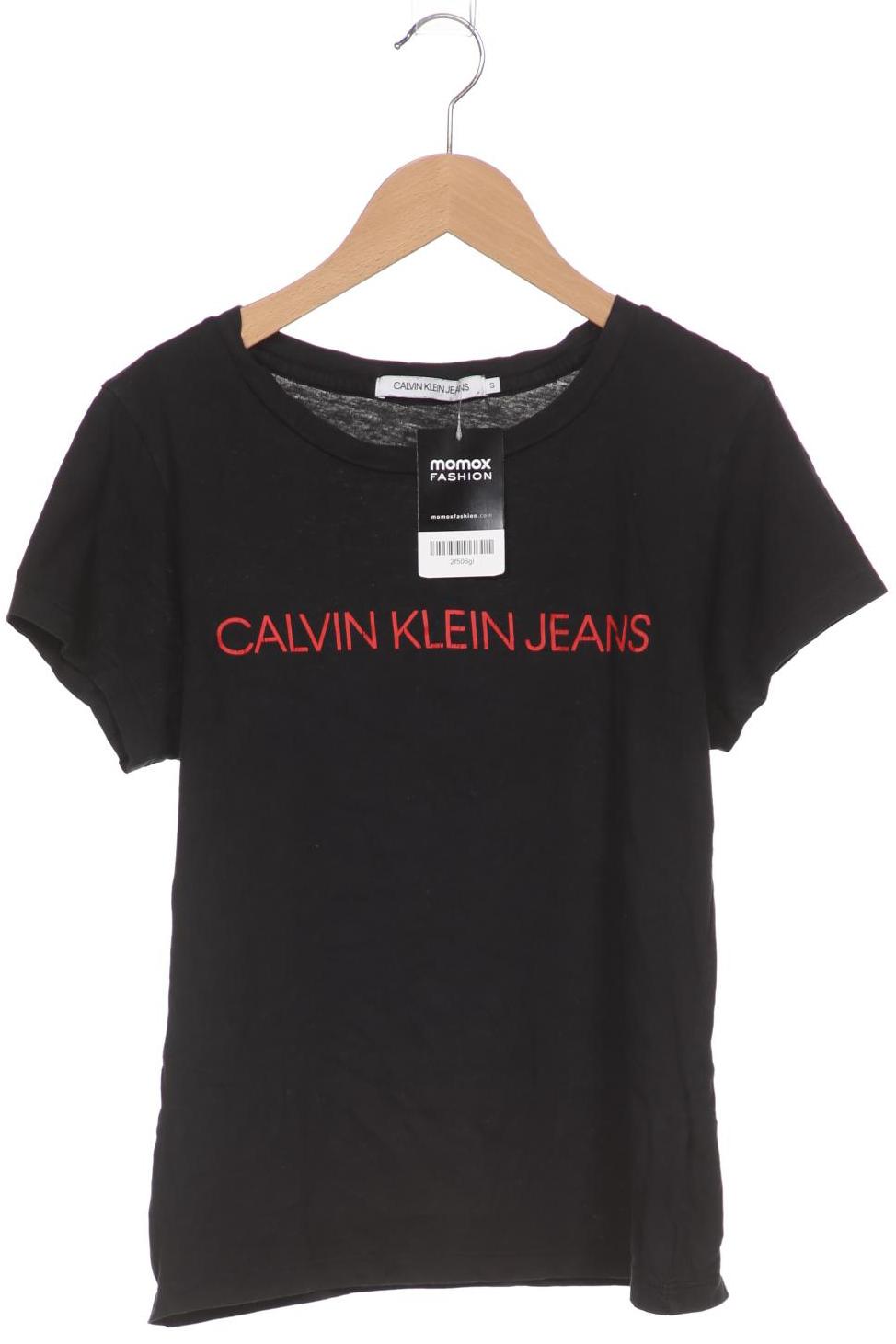 

Calvin Klein Jeans Damen T-Shirt, schwarz, Gr. 36