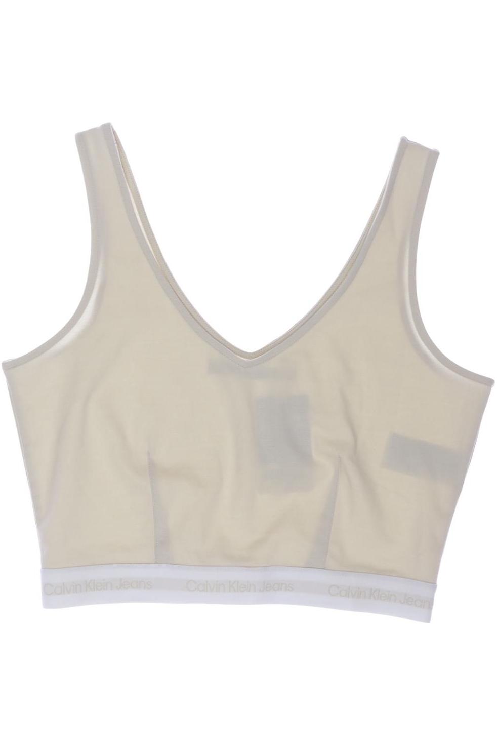 

Calvin Klein Jeans Damen Top, beige, Gr. 38