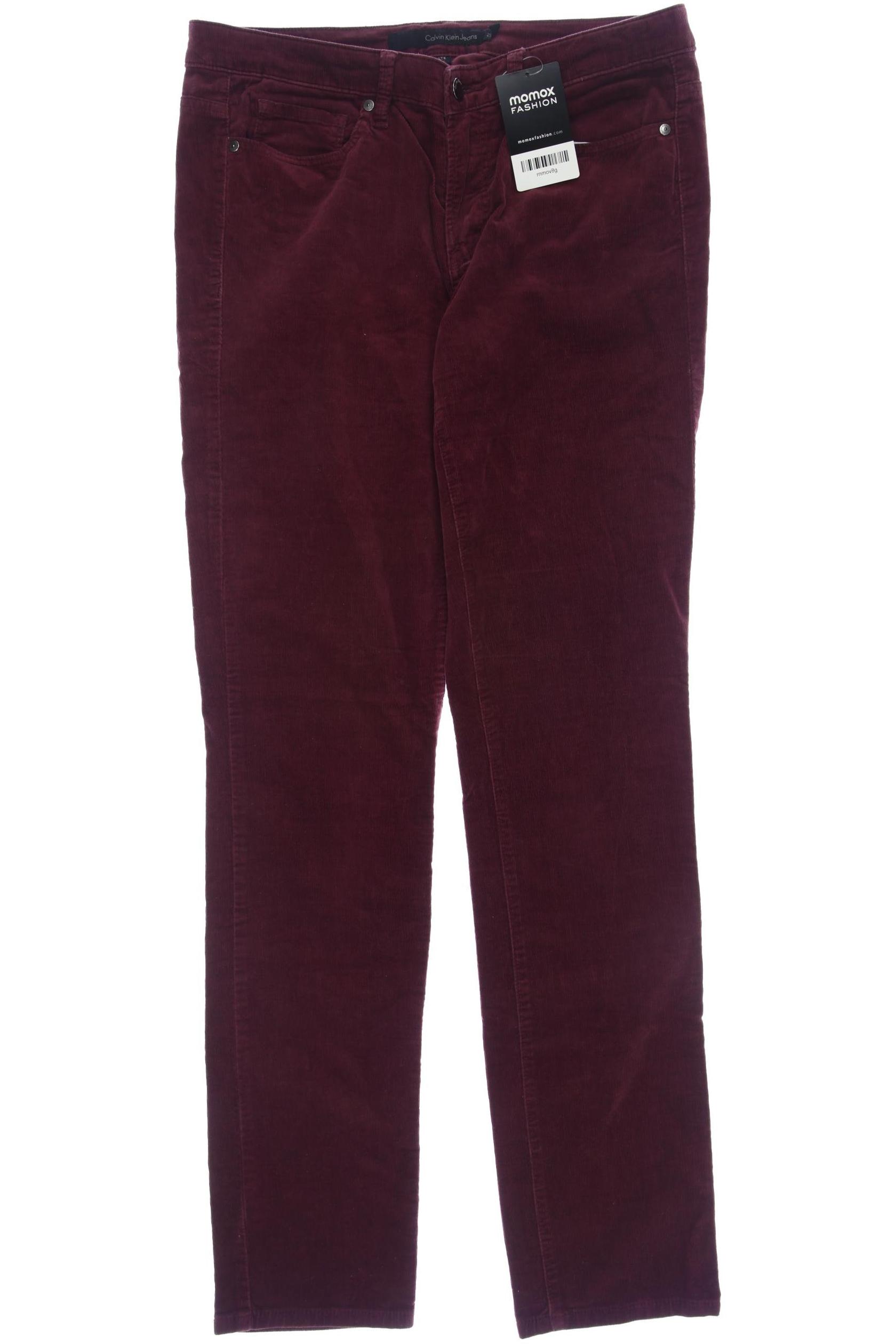 

Calvin Klein Jeans Damen Stoffhose, bordeaux, Gr. 29