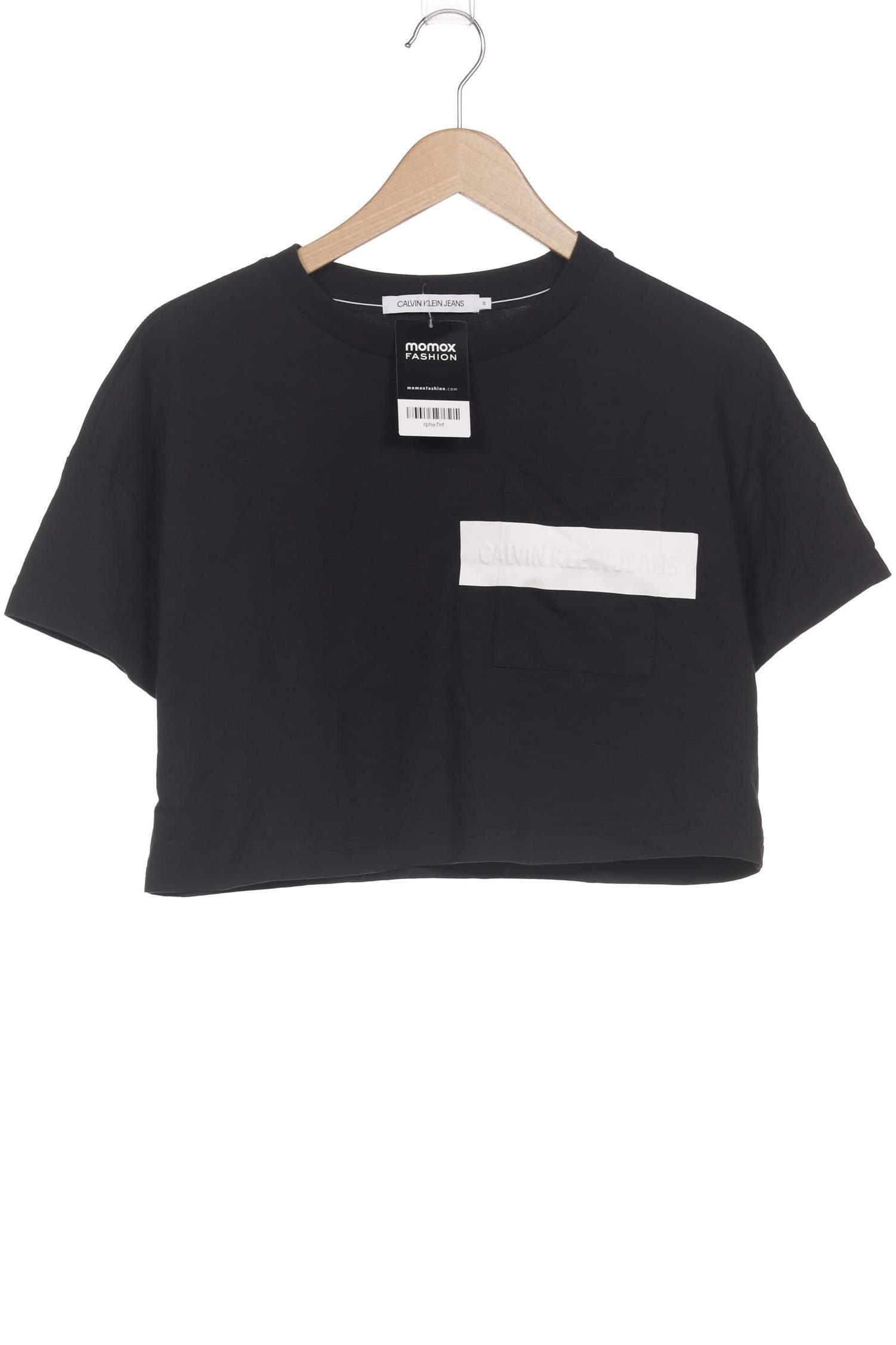 

Calvin Klein Jeans Damen T-Shirt, schwarz, Gr. 36