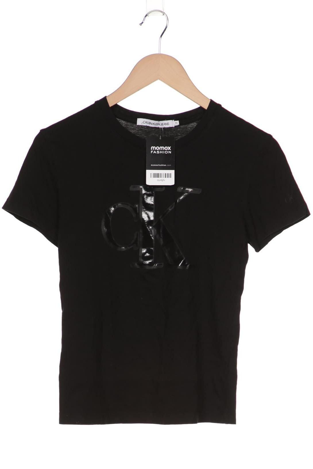 

Calvin Klein Jeans Damen T-Shirt, schwarz