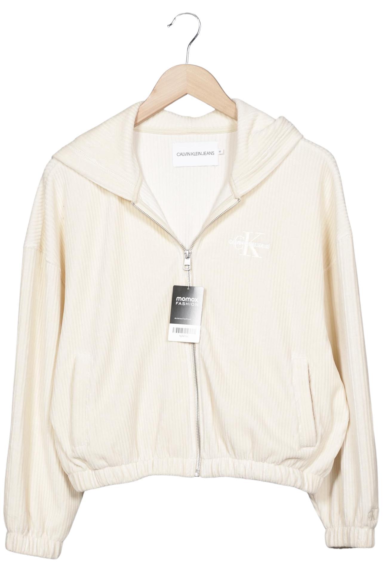 

Calvin Klein Jeans Damen Jacke, cremeweiß, Gr. 34