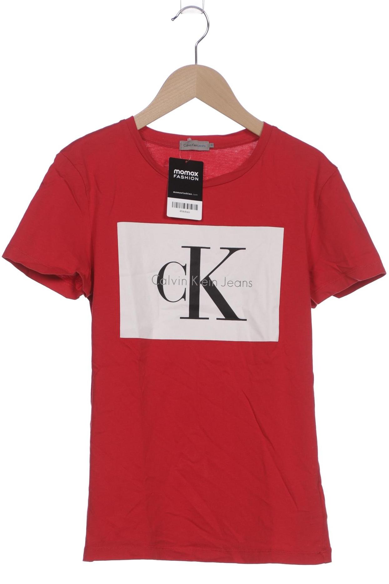 

Calvin Klein Jeans Damen T-Shirt, rot, Gr. 36