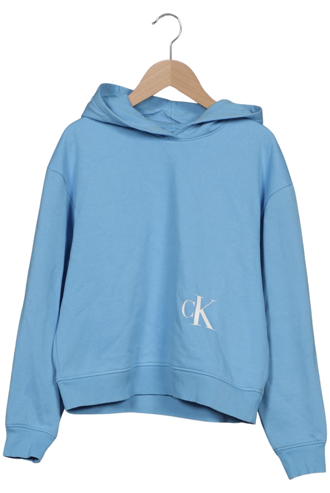 

Calvin Klein Jeans Damen Kapuzenpullover, hellblau, Gr. 34