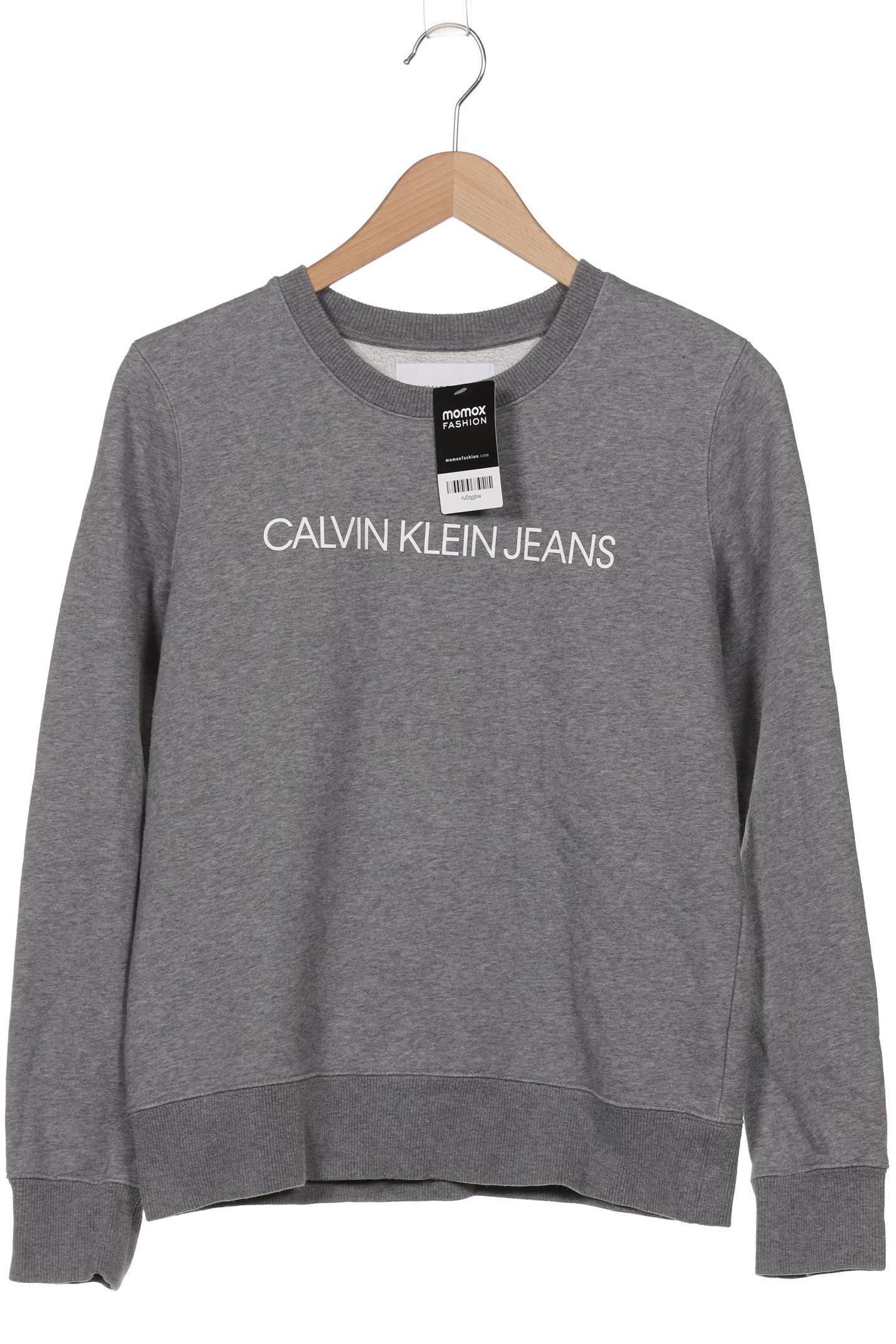 

Calvin Klein Jeans Damen Sweatshirt, grau, Gr. 38