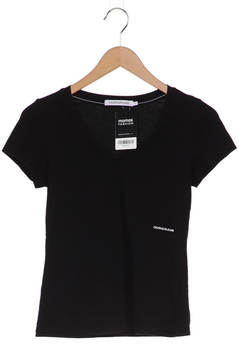 

Calvin Klein Jeans Damen T-Shirt, schwarz, Gr. 36