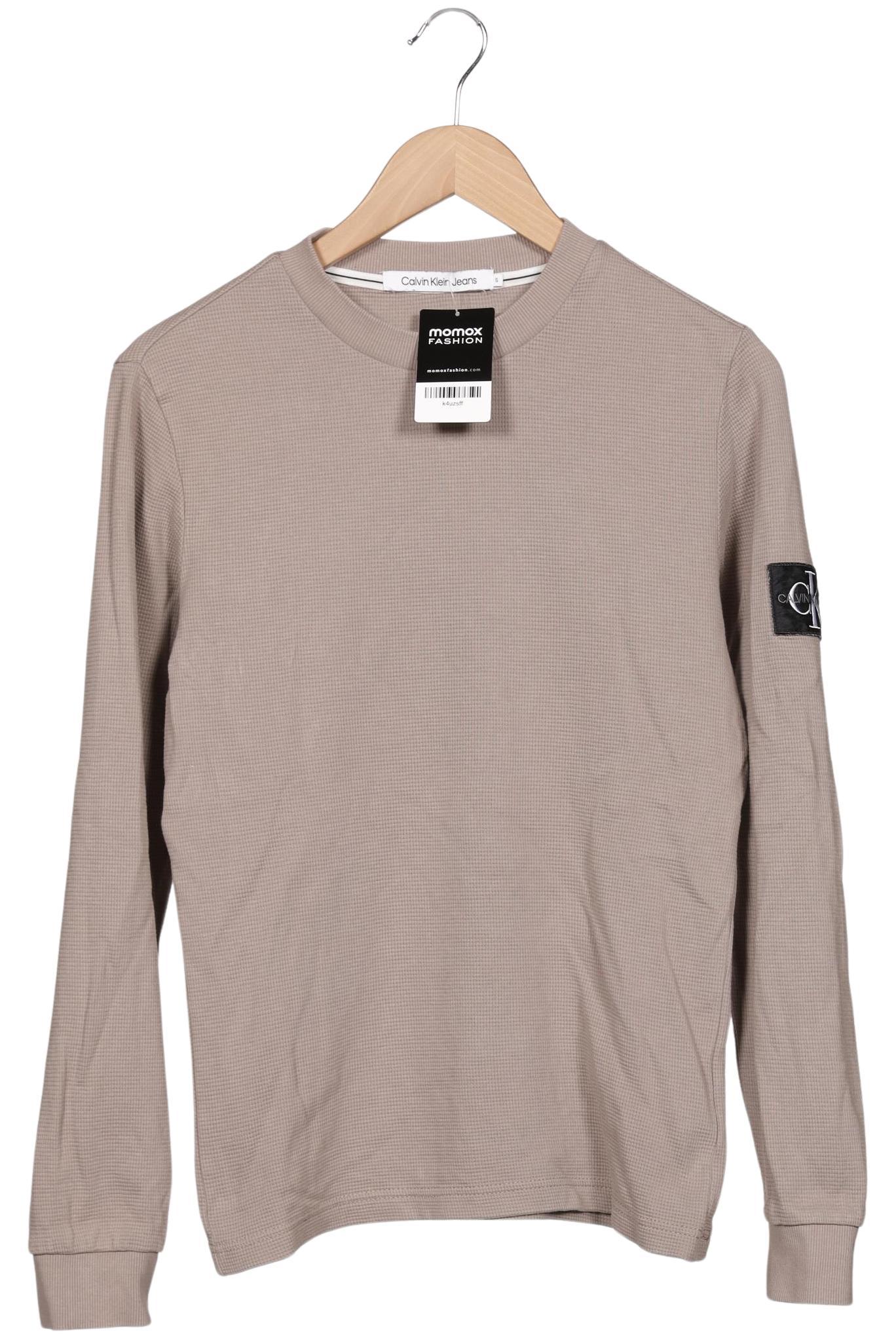 

Calvin Klein Jeans Herren Langarmshirt, beige, Gr. 46