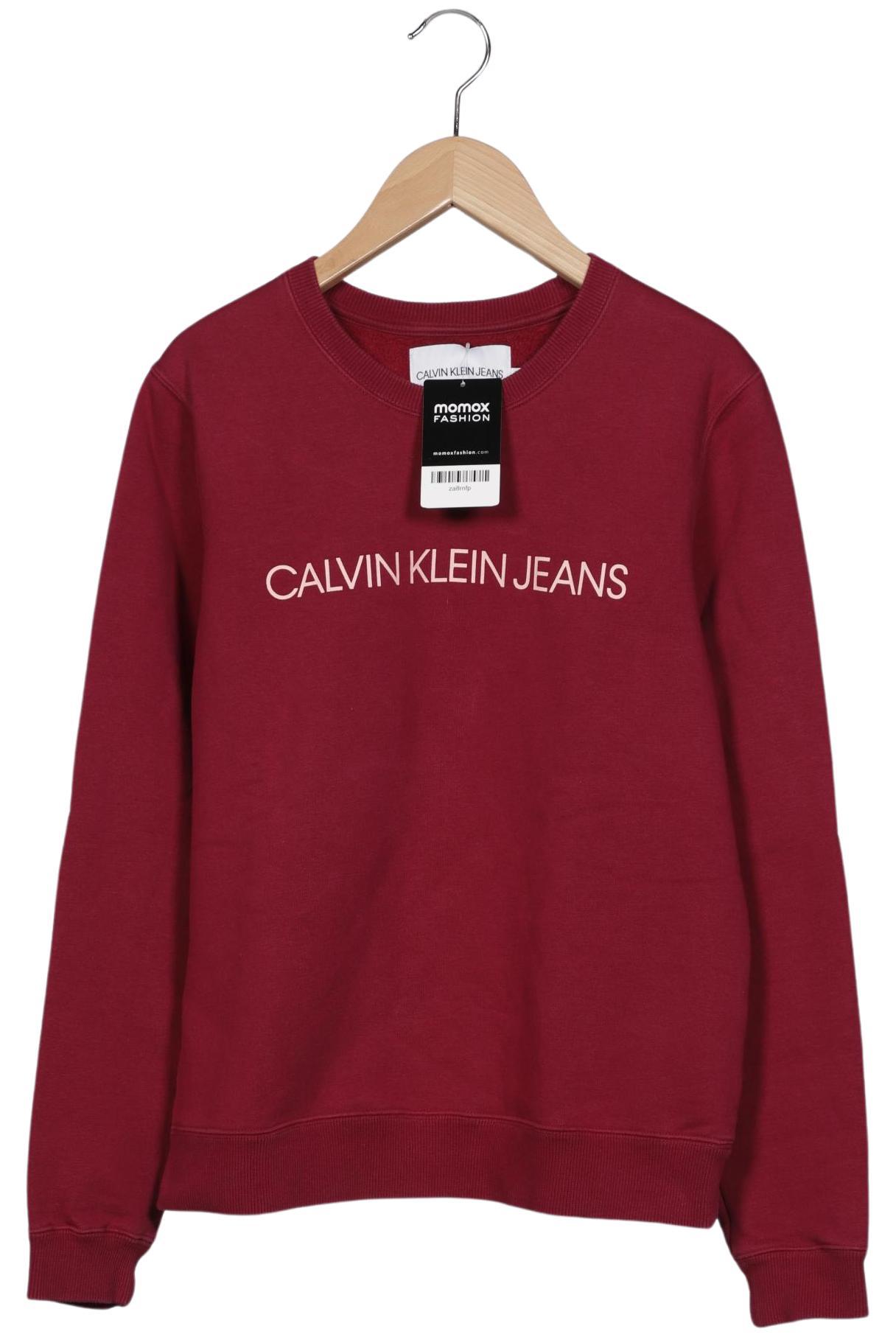 

Calvin Klein Jeans Damen Sweatshirt, bordeaux, Gr. 36