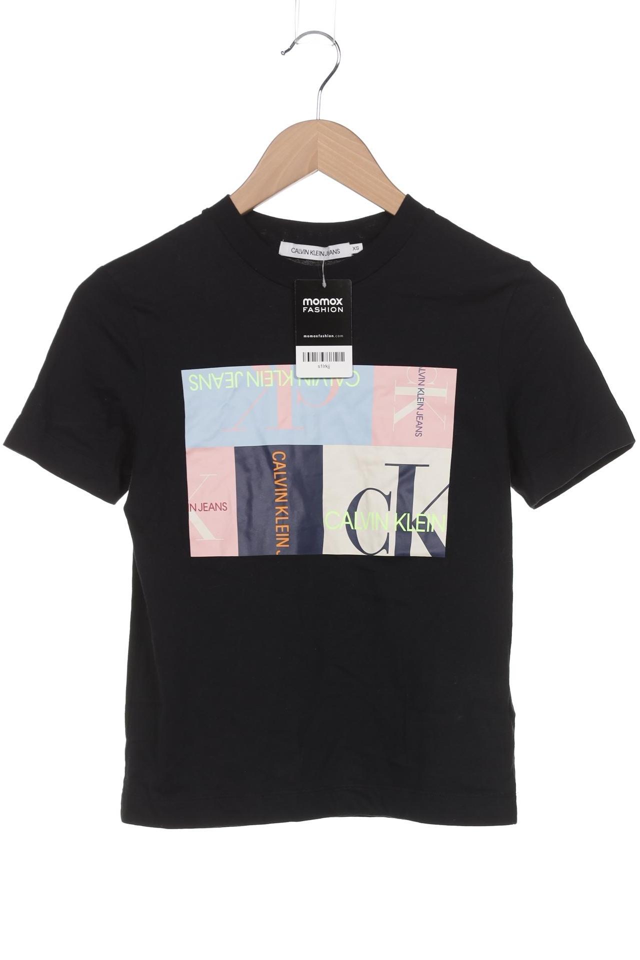 

Calvin Klein Jeans Damen T-Shirt, schwarz, Gr. 34