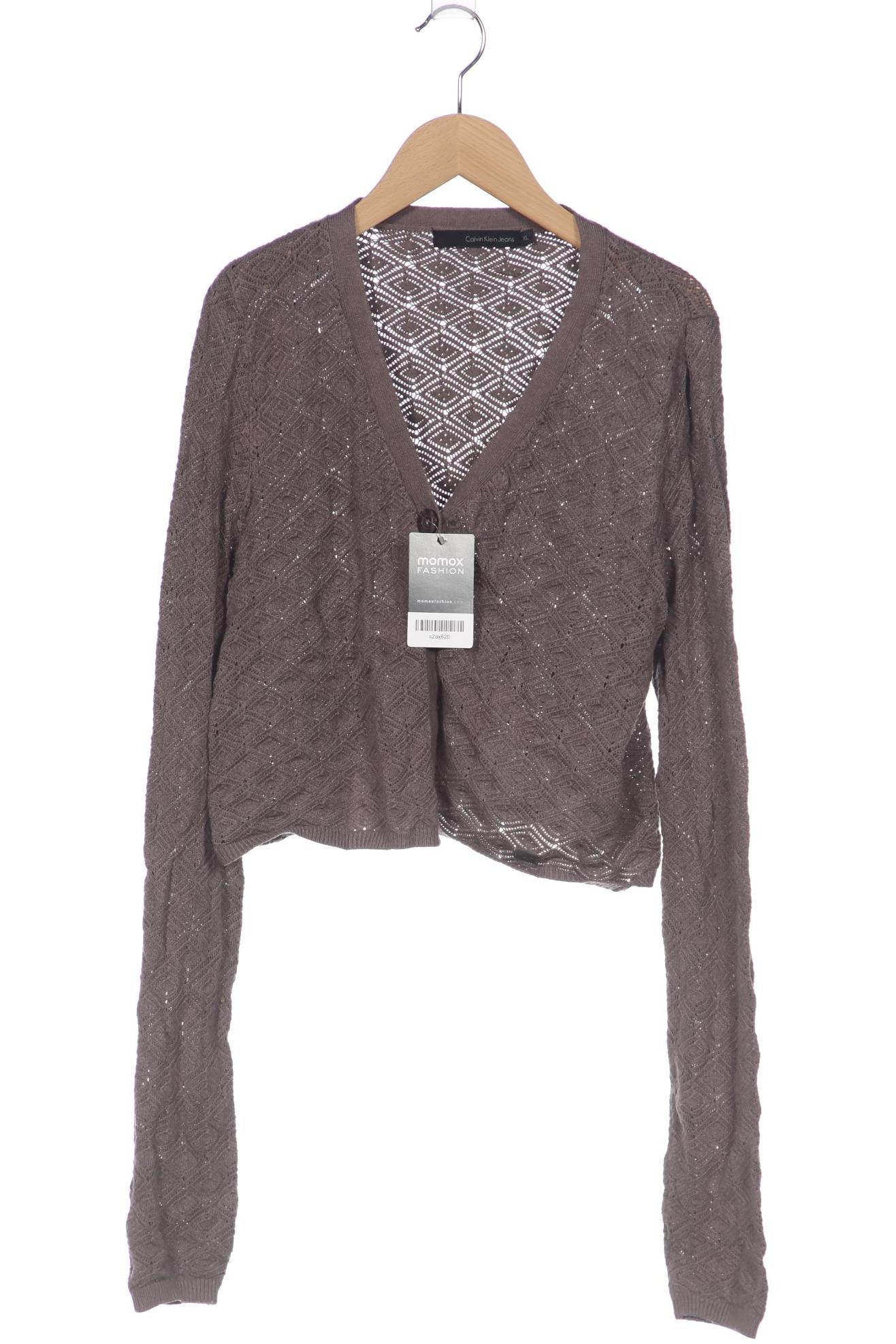 

Calvin Klein Jeans Damen Strickjacke, grau, Gr. 44