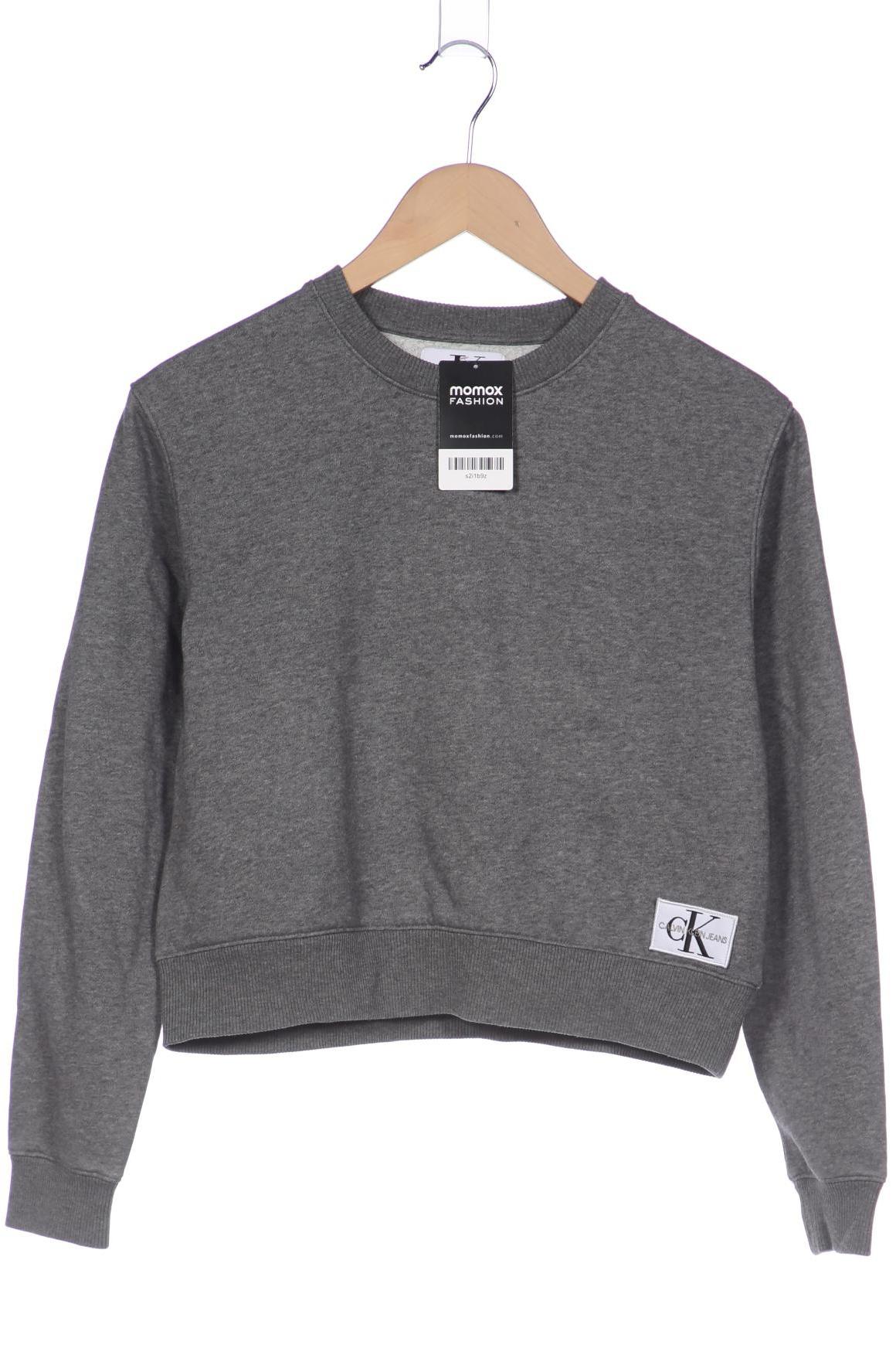 

Calvin Klein Jeans Damen Sweatshirt, grau, Gr. 34