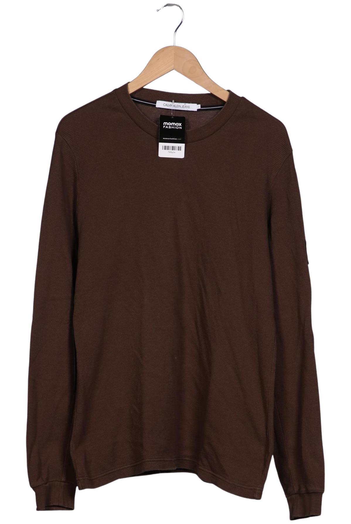 

Calvin Klein Jeans Herren Sweatshirt, braun, Gr. 52