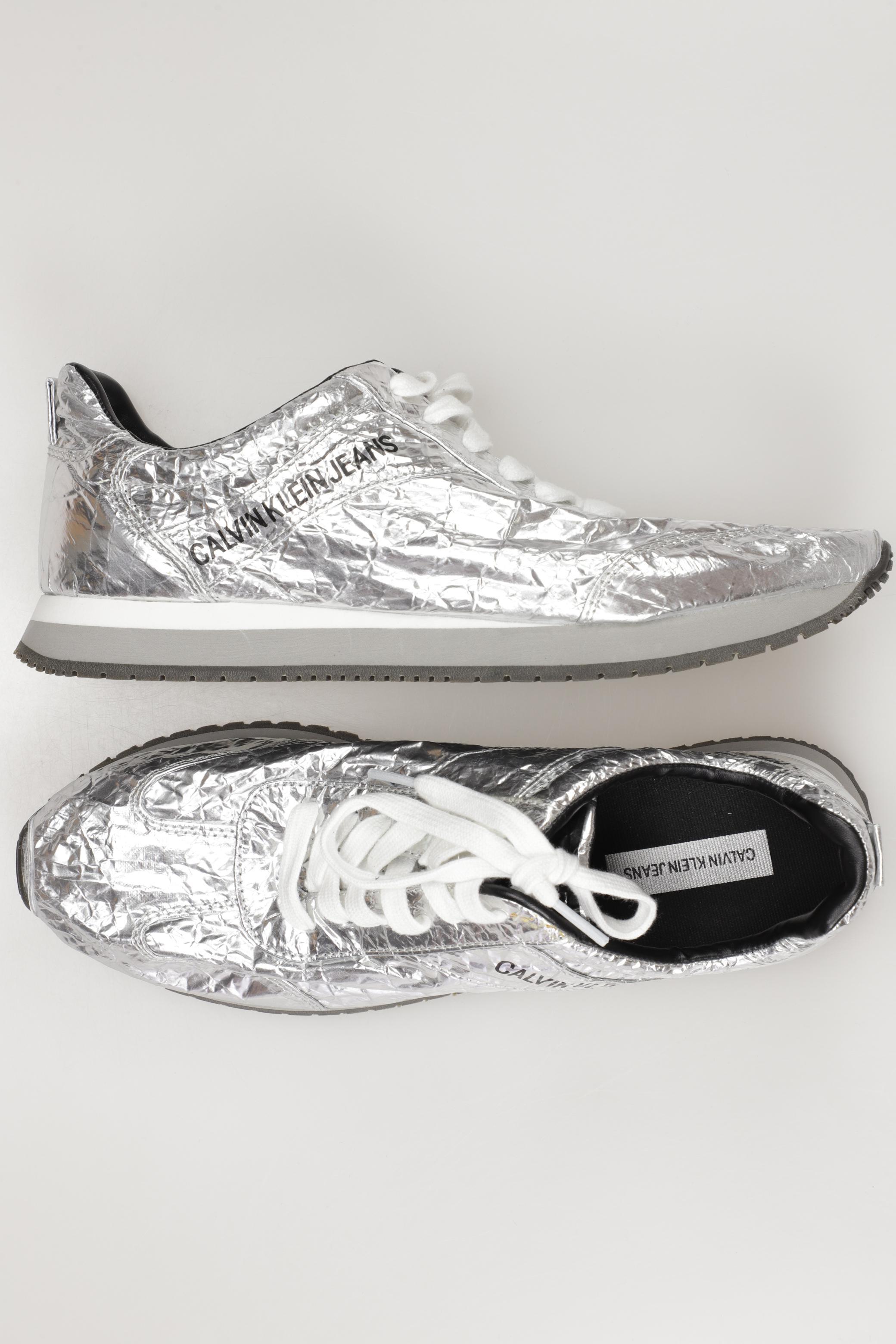 

Calvin Klein Jeans Damen Sneakers, silber