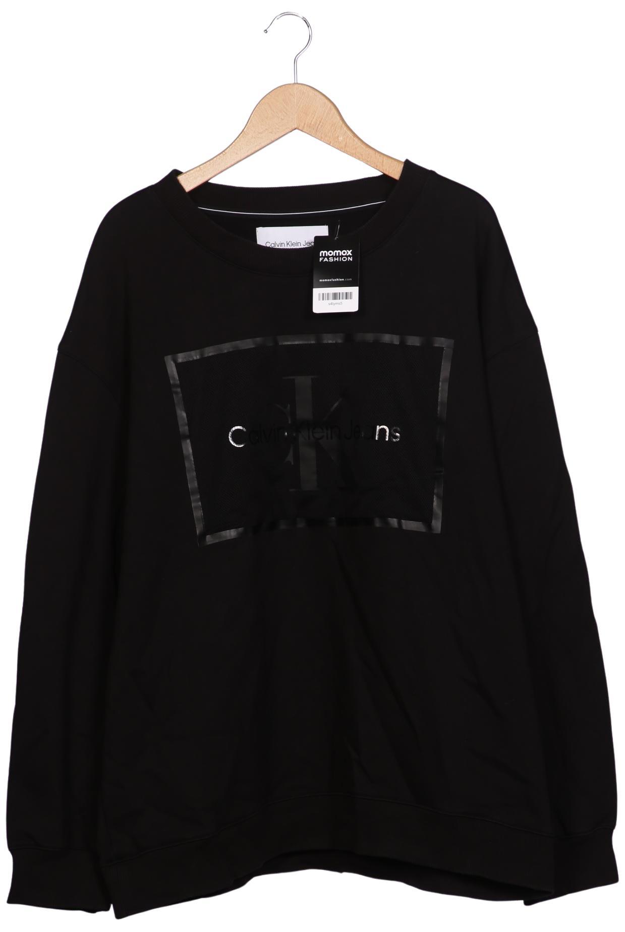 

Calvin Klein Jeans Damen Sweatshirt, schwarz, Gr. 52