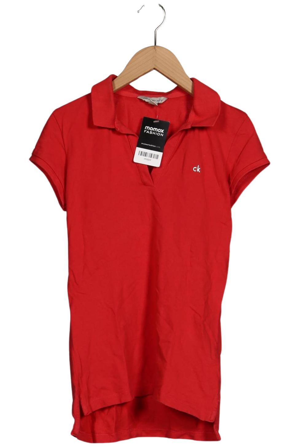 

Calvin Klein Jeans Damen Poloshirt, rot, Gr. 34