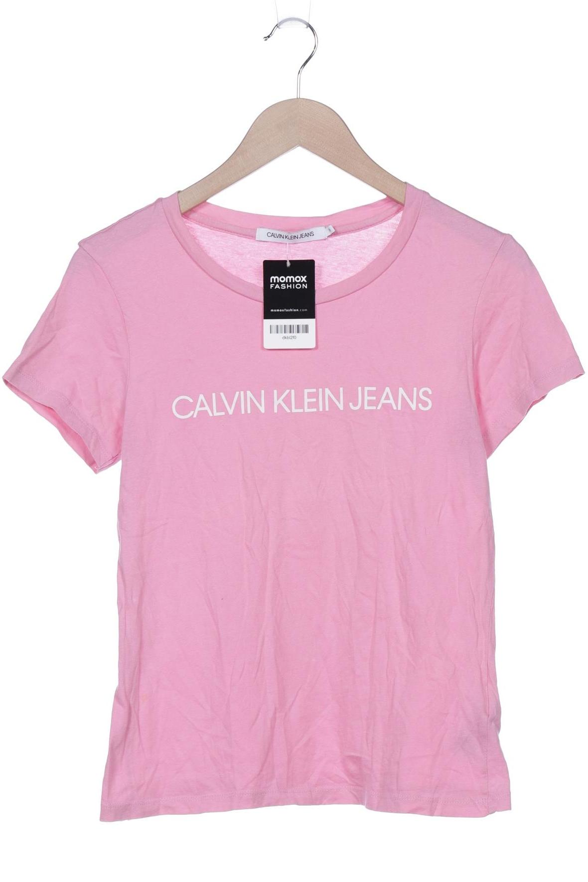 

Calvin Klein Jeans Damen T-Shirt, pink, Gr. 38
