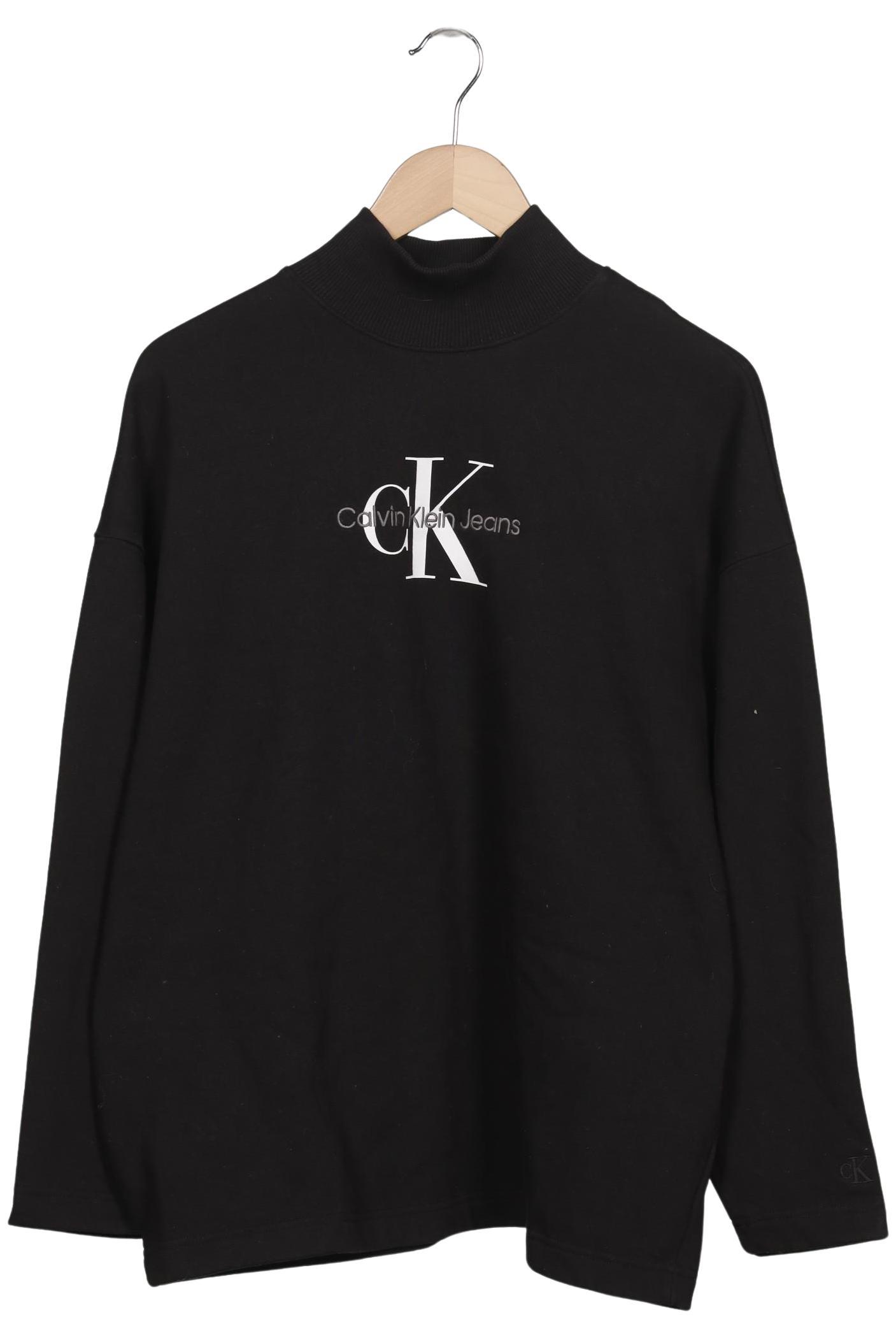 

Calvin Klein Jeans Damen Sweatshirt, schwarz, Gr. 36