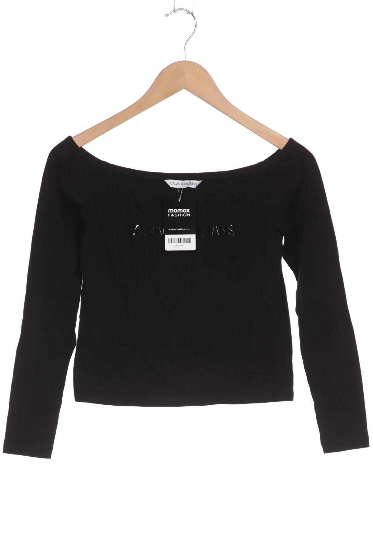

Calvin Klein Jeans Damen Langarmshirt, schwarz