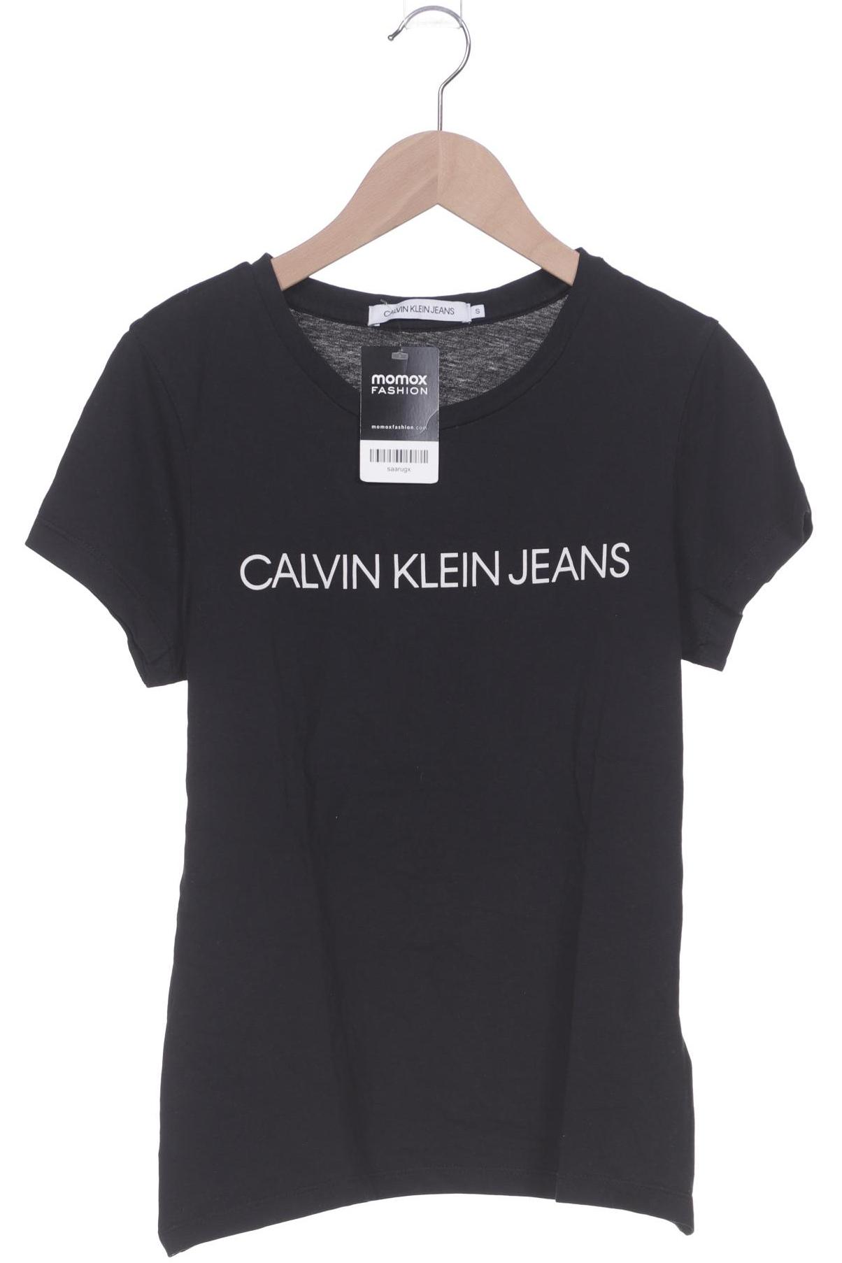

Calvin Klein Jeans Damen T-Shirt, schwarz, Gr. 36