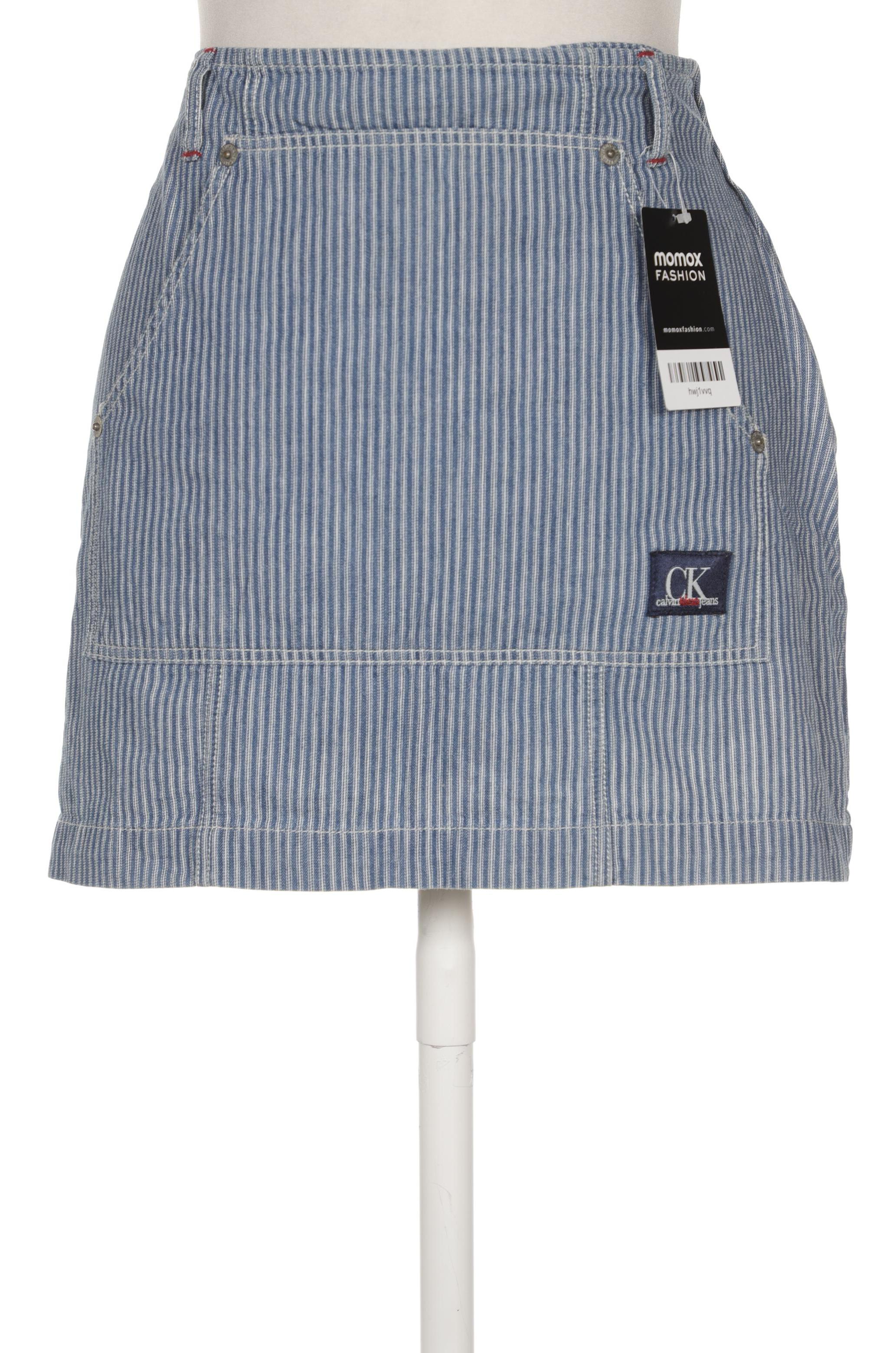 

Calvin Klein Jeans Damen Rock, blau, Gr. 27
