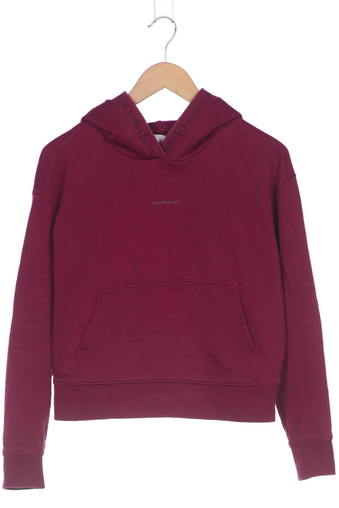 

Calvin Klein Jeans Damen Kapuzenpullover, bordeaux, Gr. 38