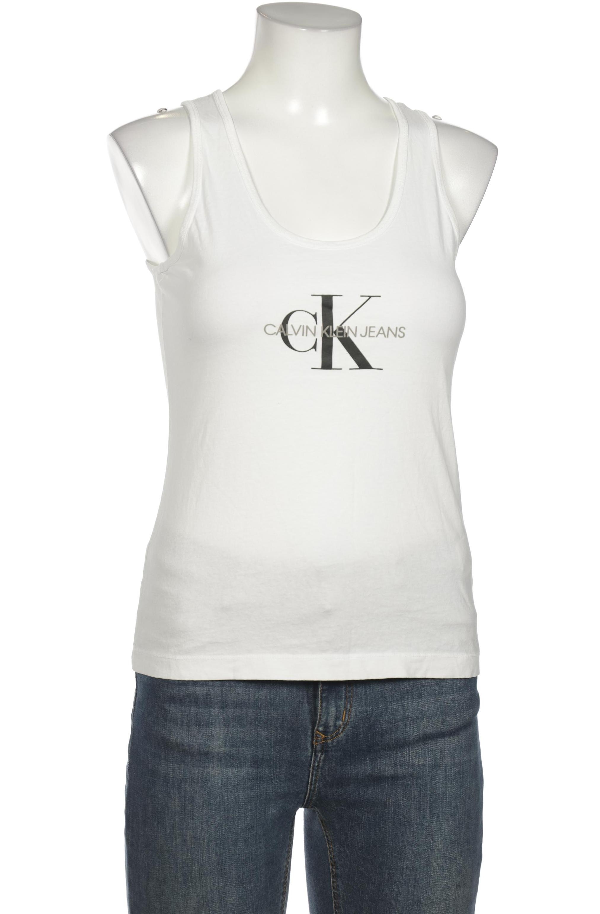 

Calvin Klein Jeans Damen Top, weiß