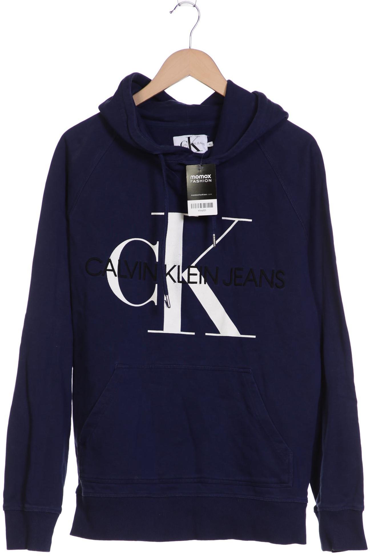 

Calvin Klein Jeans Herren Kapuzenpullover, marineblau, Gr. 54