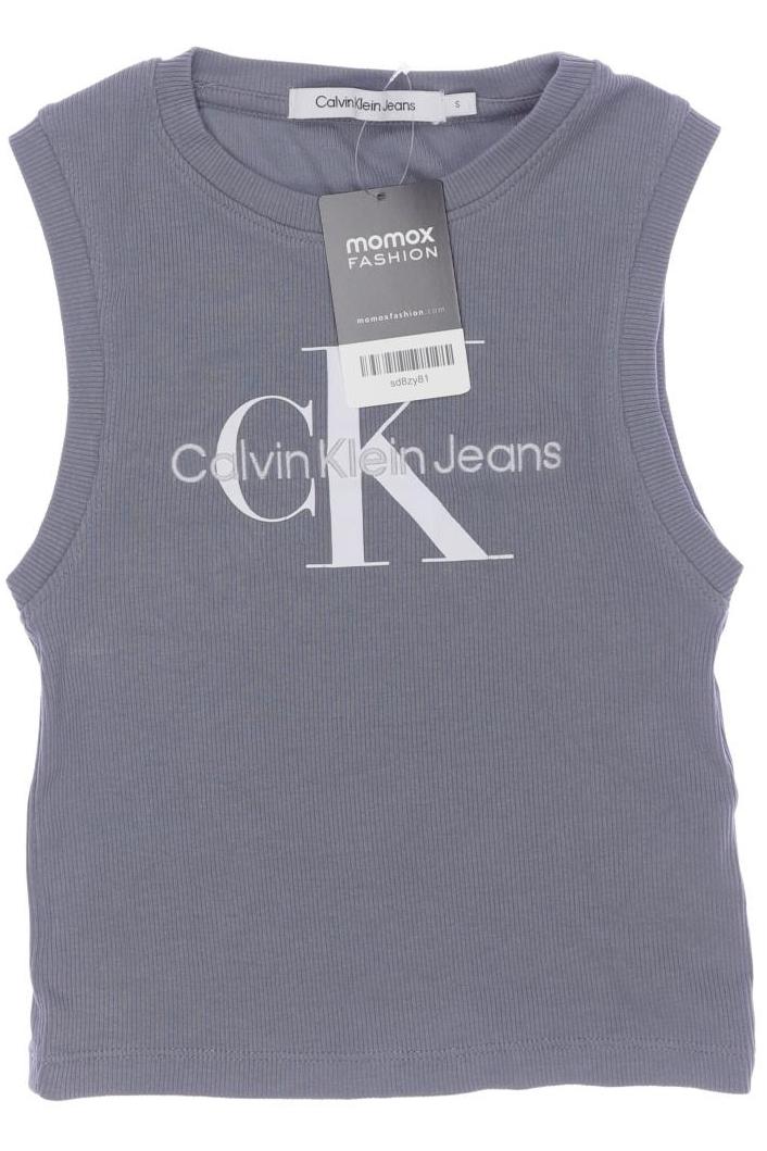 

Calvin Klein Jeans Damen Top, grau, Gr. 36