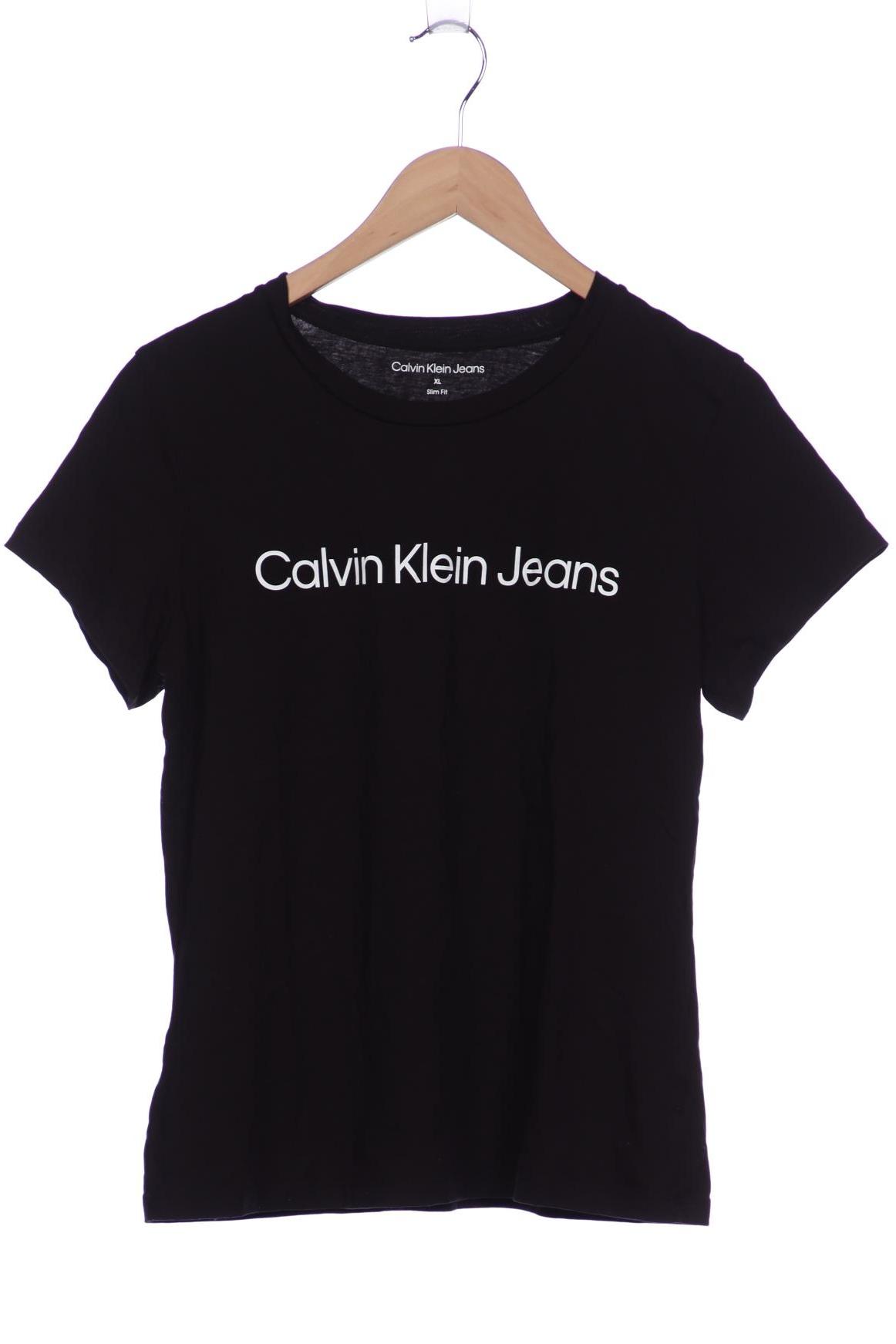 

Calvin Klein Jeans Damen T-Shirt, schwarz, Gr. 44
