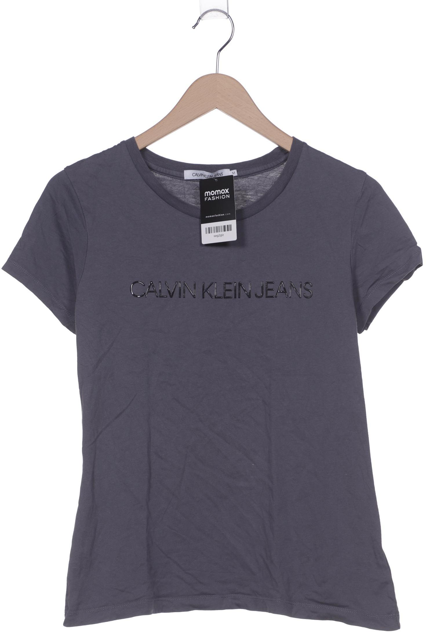 

Calvin Klein Jeans Damen T-Shirt, grau, Gr. 38